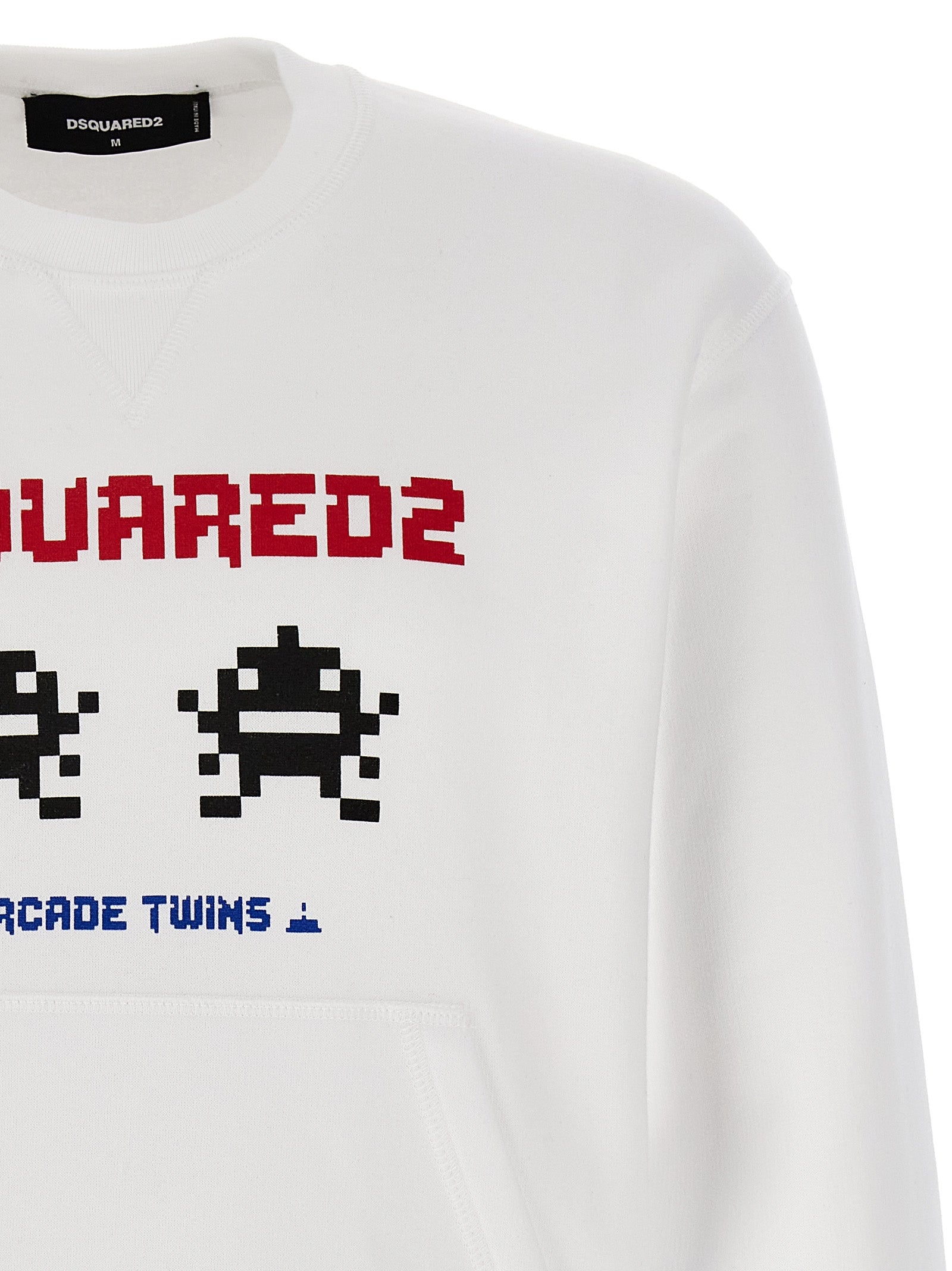 Dsquared² Sweatshirt aus weißer Baumwolle