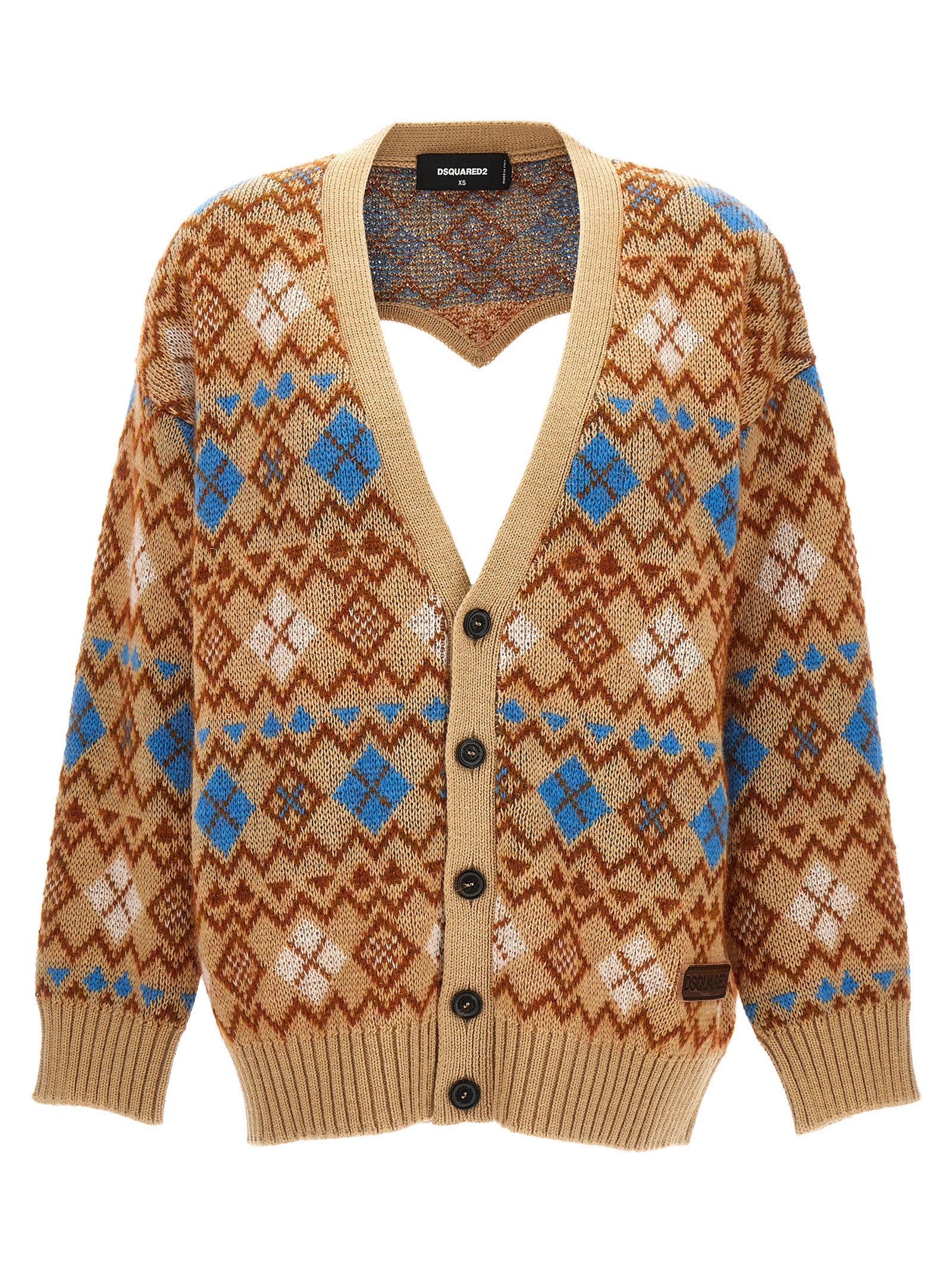 Multicolor Wool Cardigan