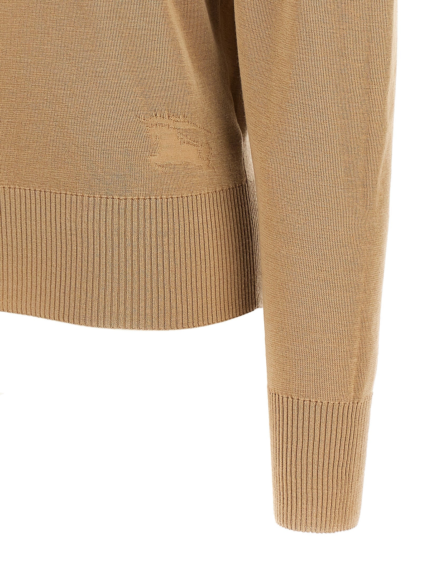Cardigan en laine beige Burberry
