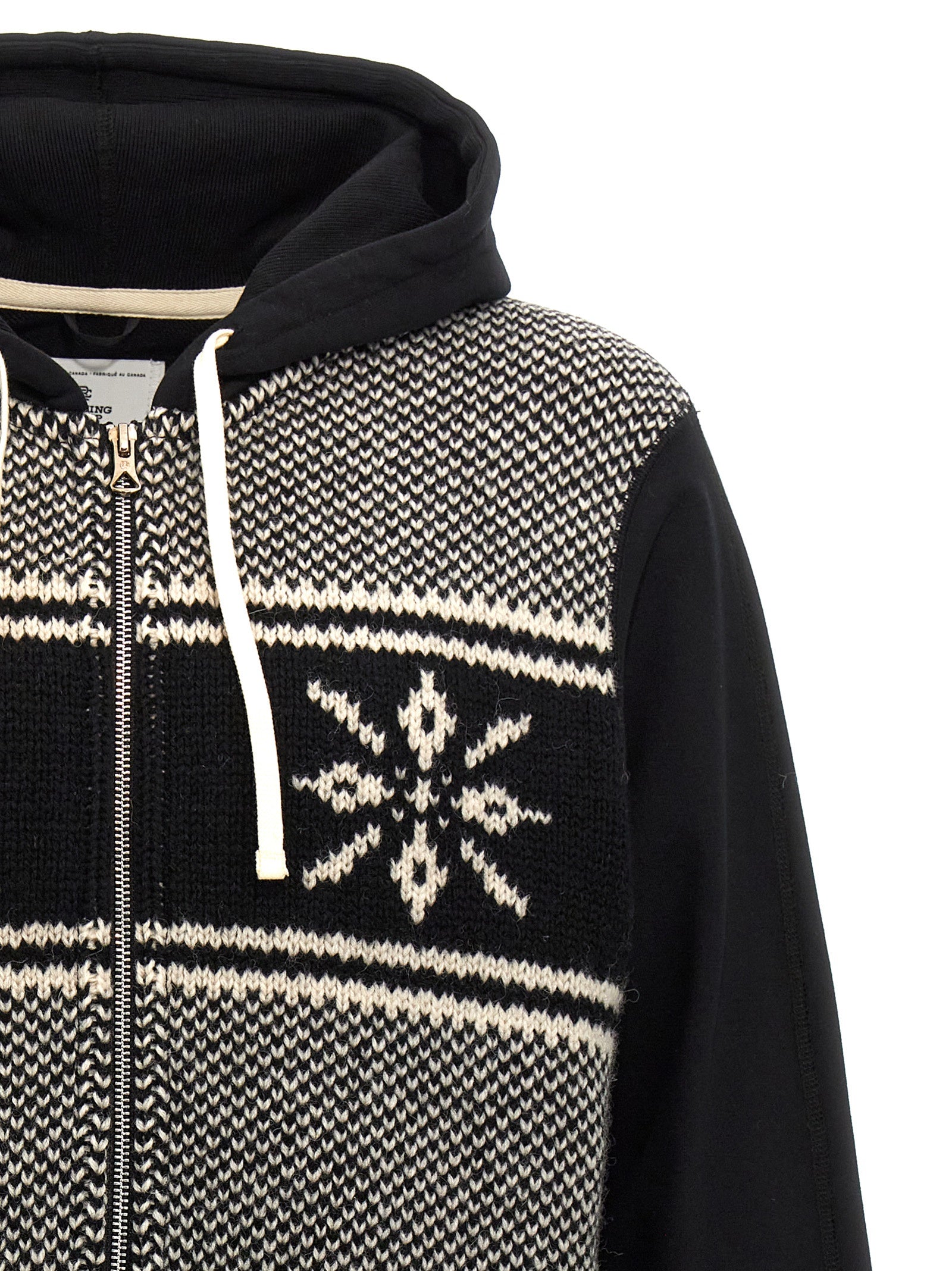 Junya Watanabe zweifarbiges Baumwoll-Sweatshirt