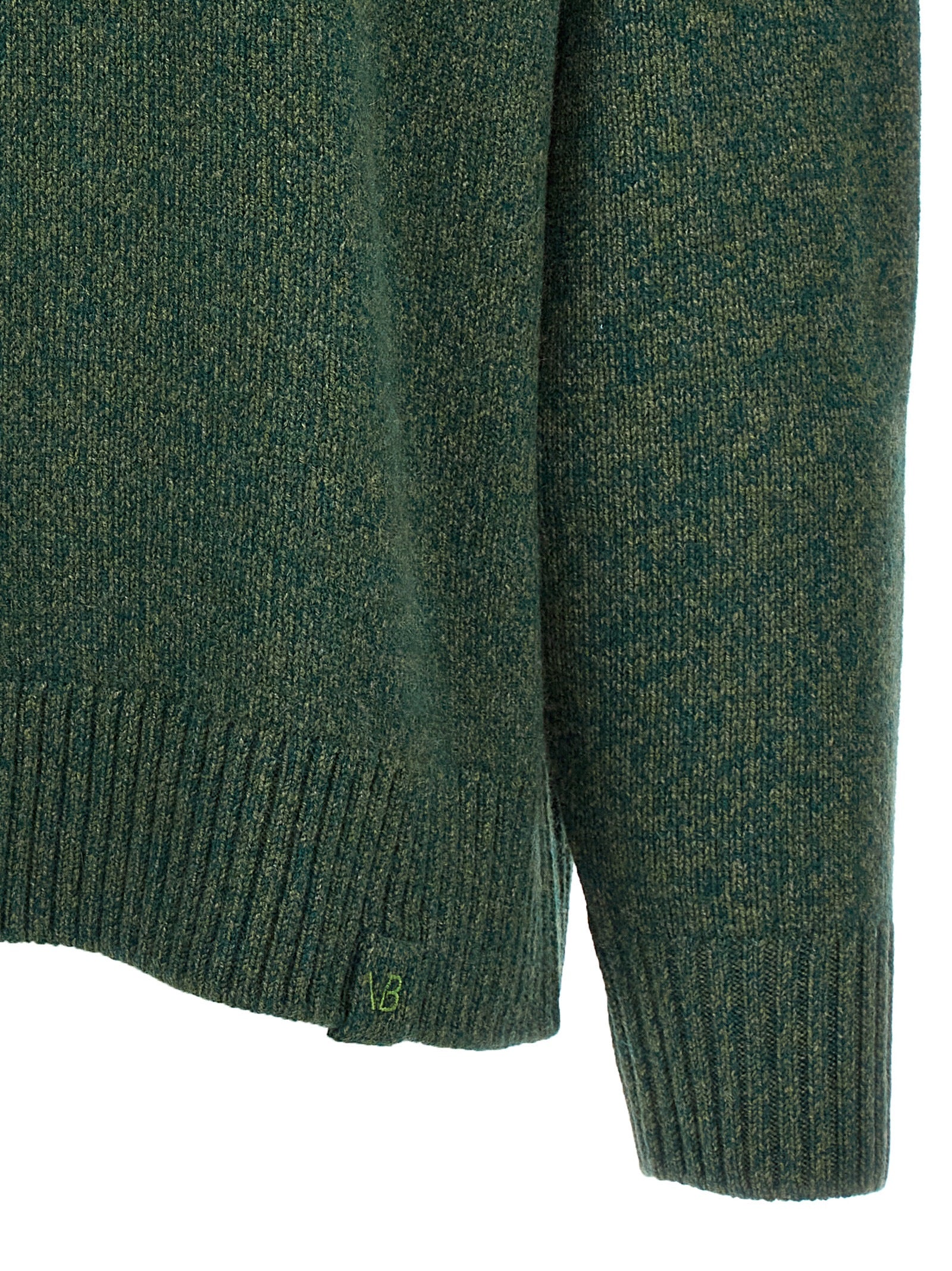 Victoria Beckham Green Convertible Wool Cashmere Cardigan
