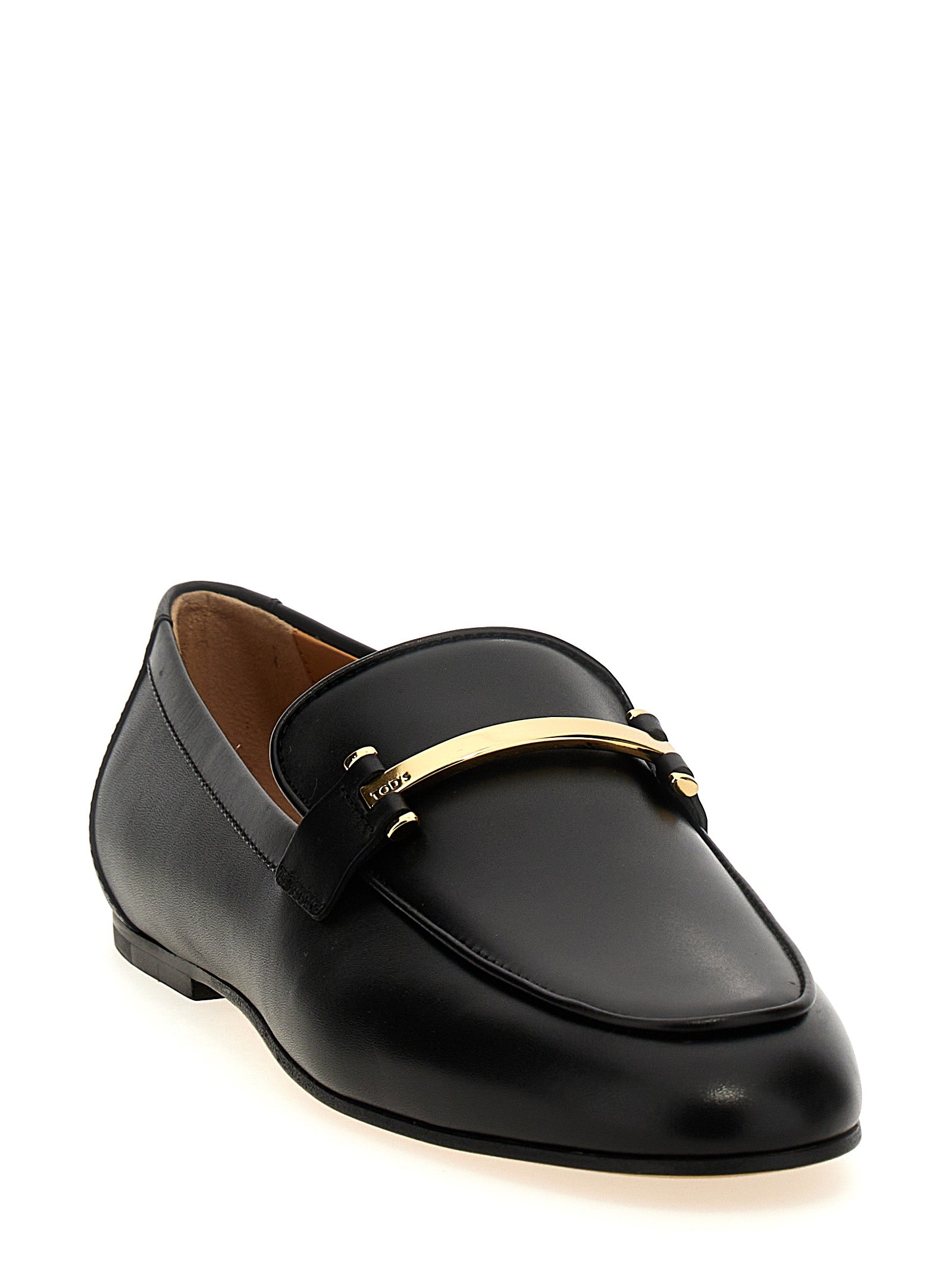 Mocassins Tod's en veau pleine fleur noir à enfiler