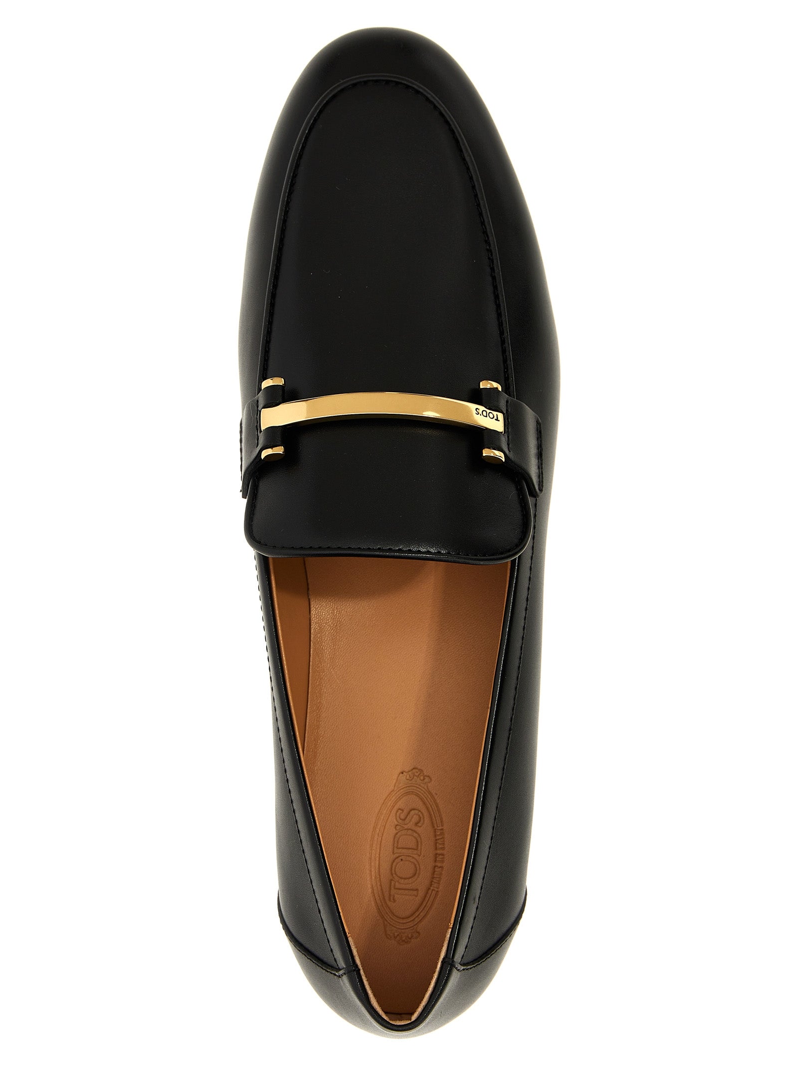 Mocassins Tod's en veau pleine fleur noir à enfiler