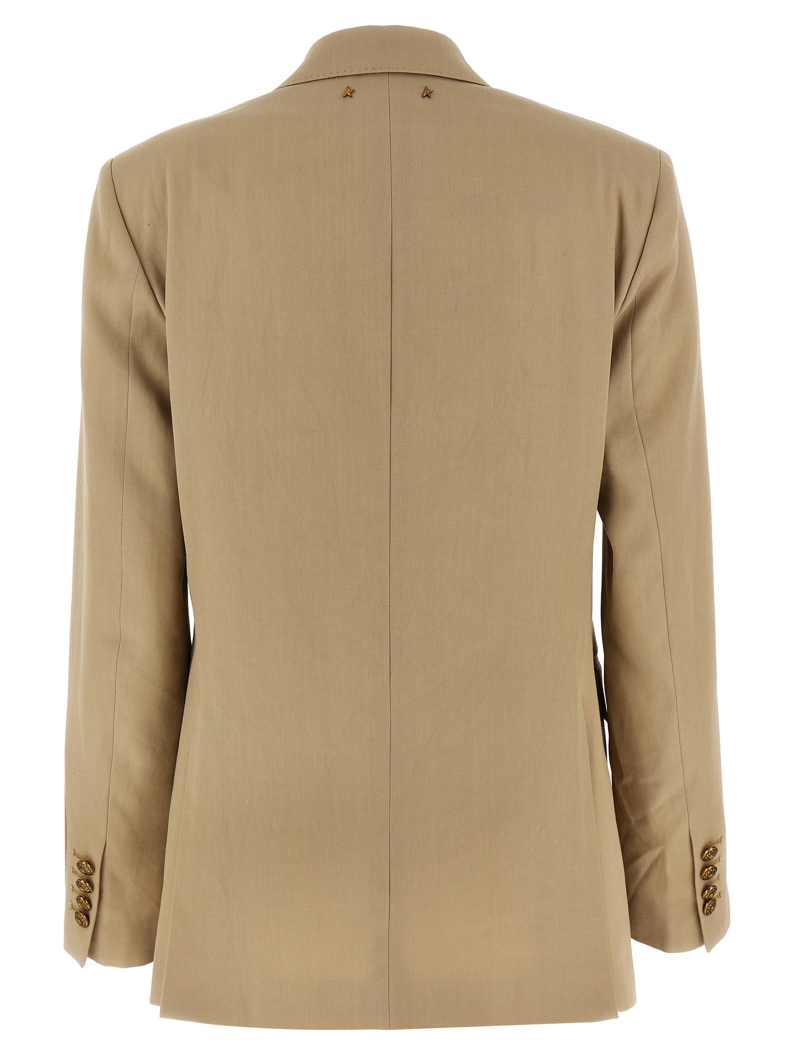 Beige Virgin Wool Blazer