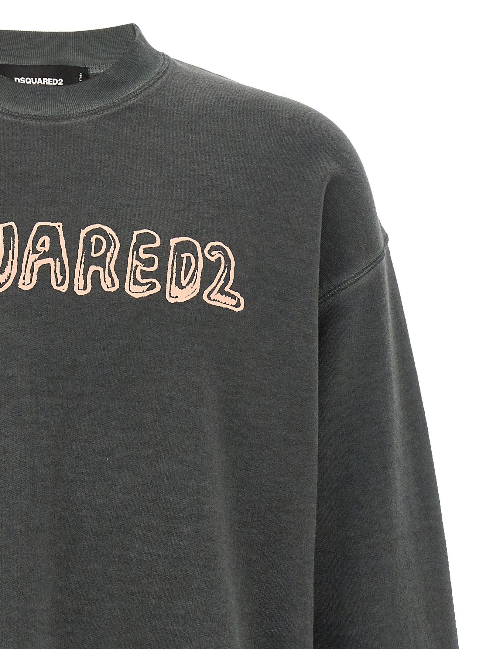 Dsquared² Grau Baumwoll-Sweatshirt