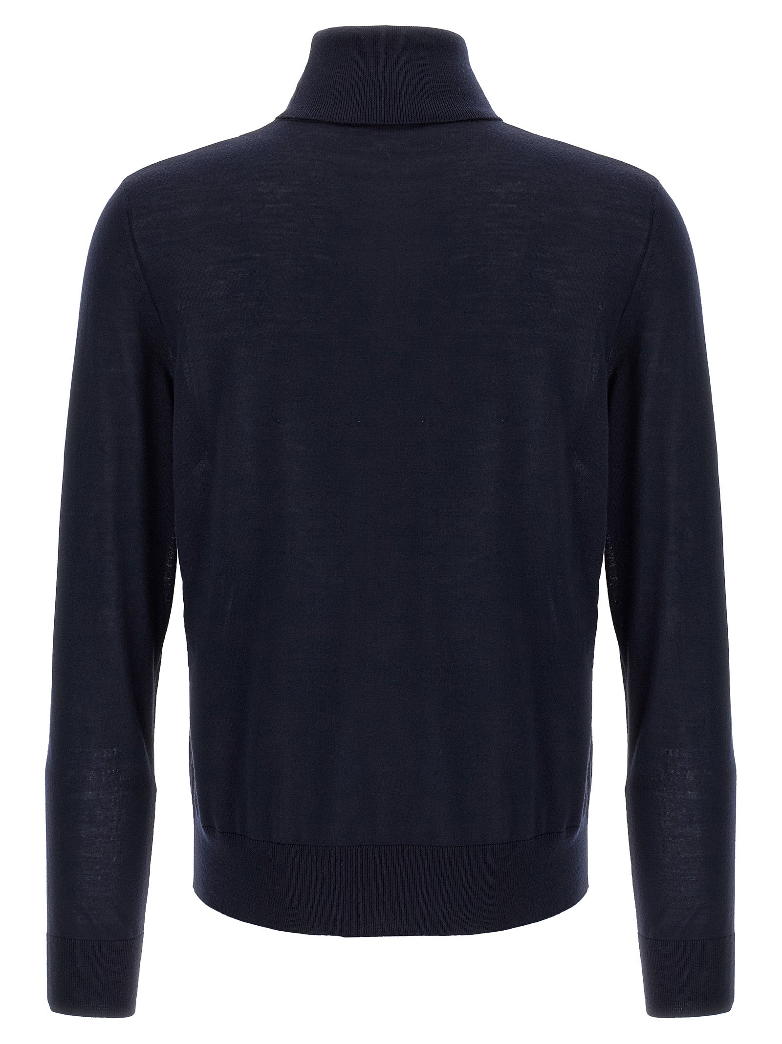 Blue Virgin Wool Cardigan