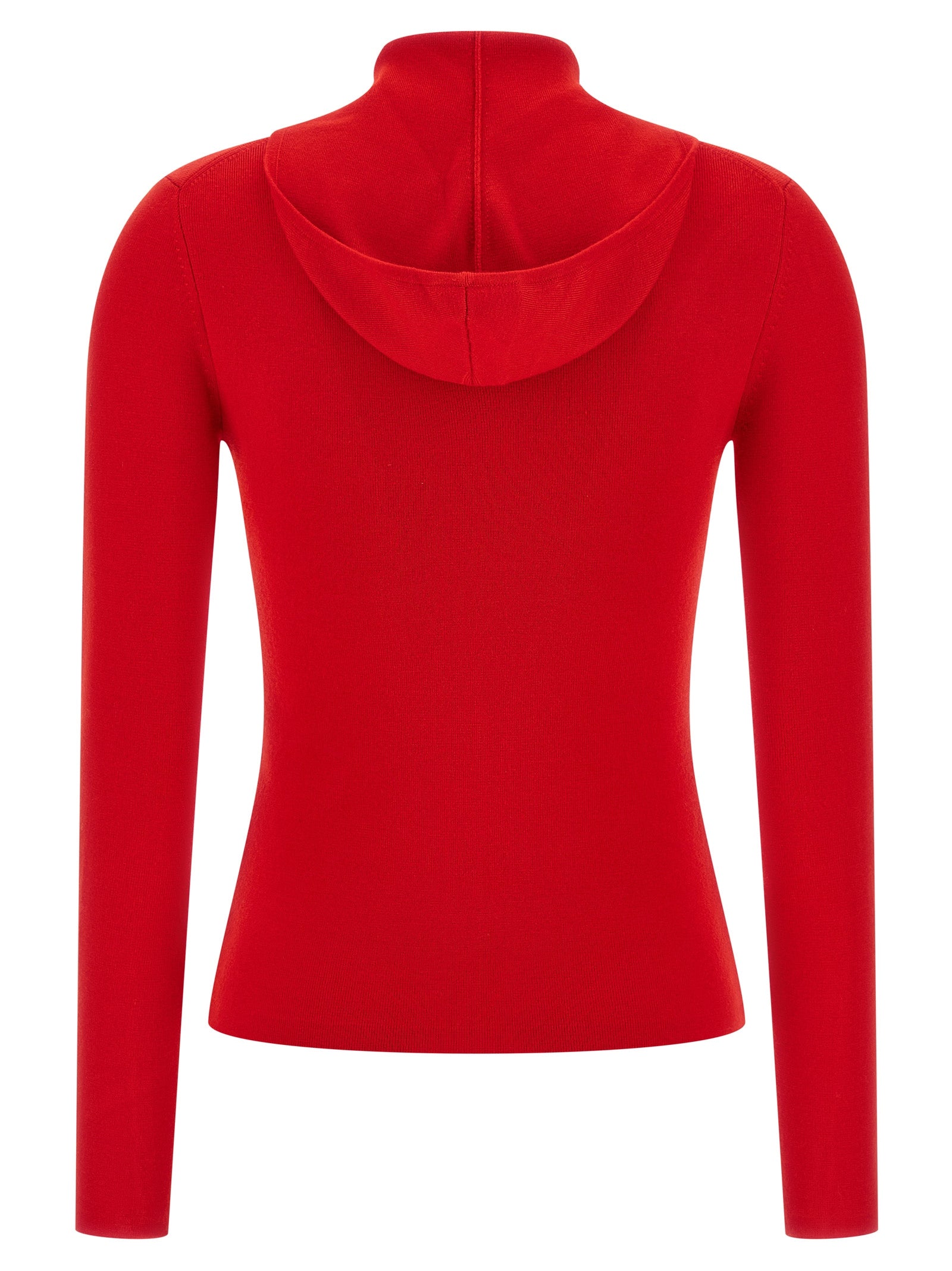 Victoria Beckham Red Wool Cardigan
