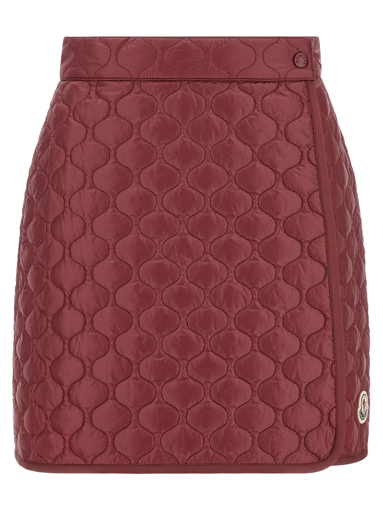 Bordeaux Polyamide Long Skirt