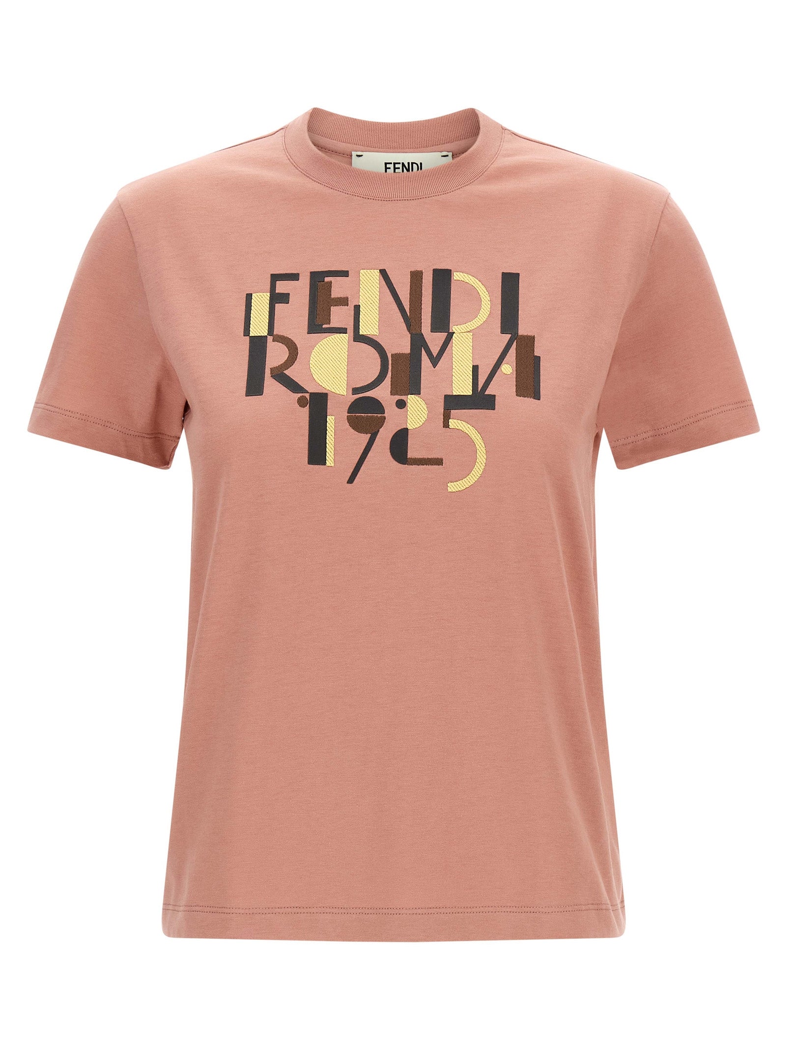 Fendi Multicolor Baumwoll-T-Shirt