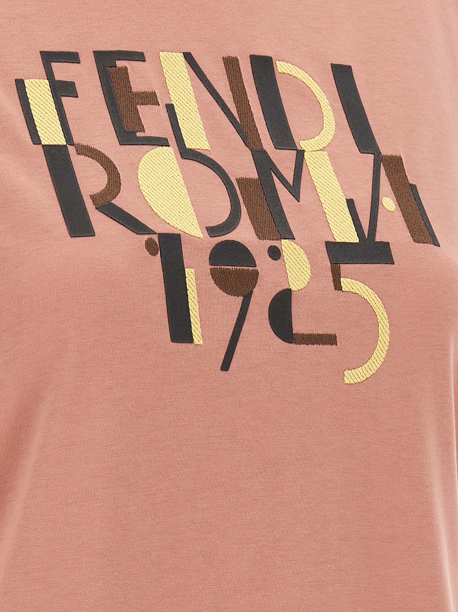 Fendi Multicolor Baumwoll-T-Shirt