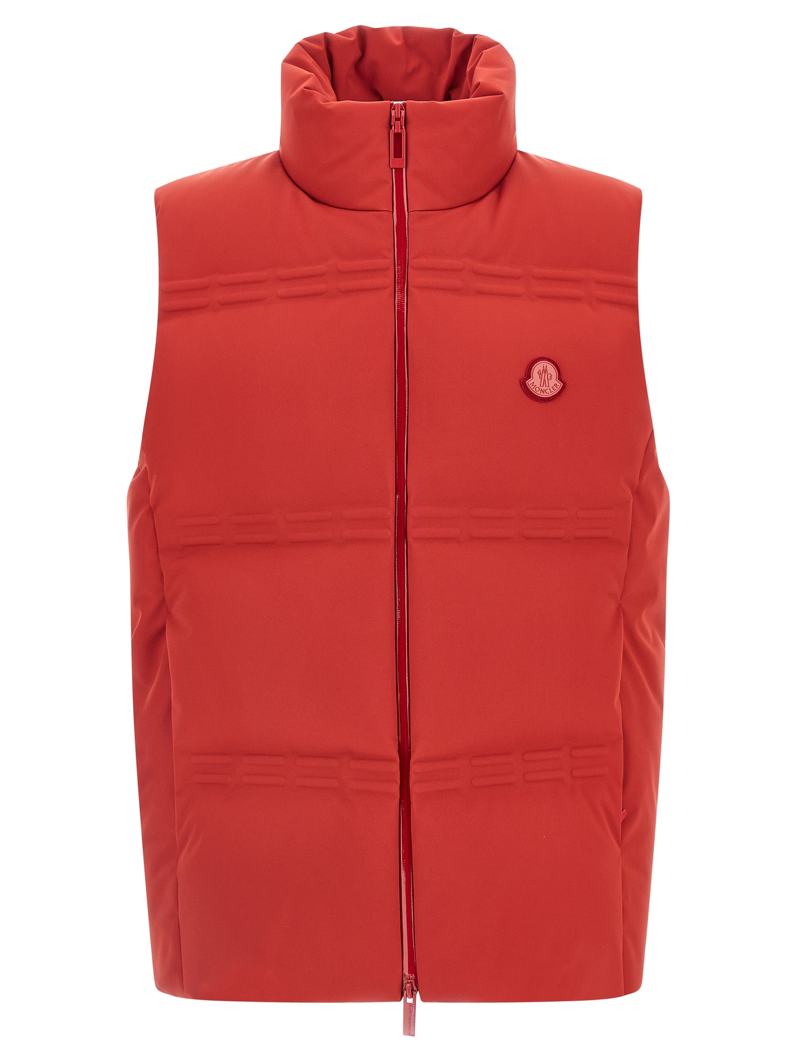 Moncler Genius Red Sparky Nylon Sleeveless Jacket