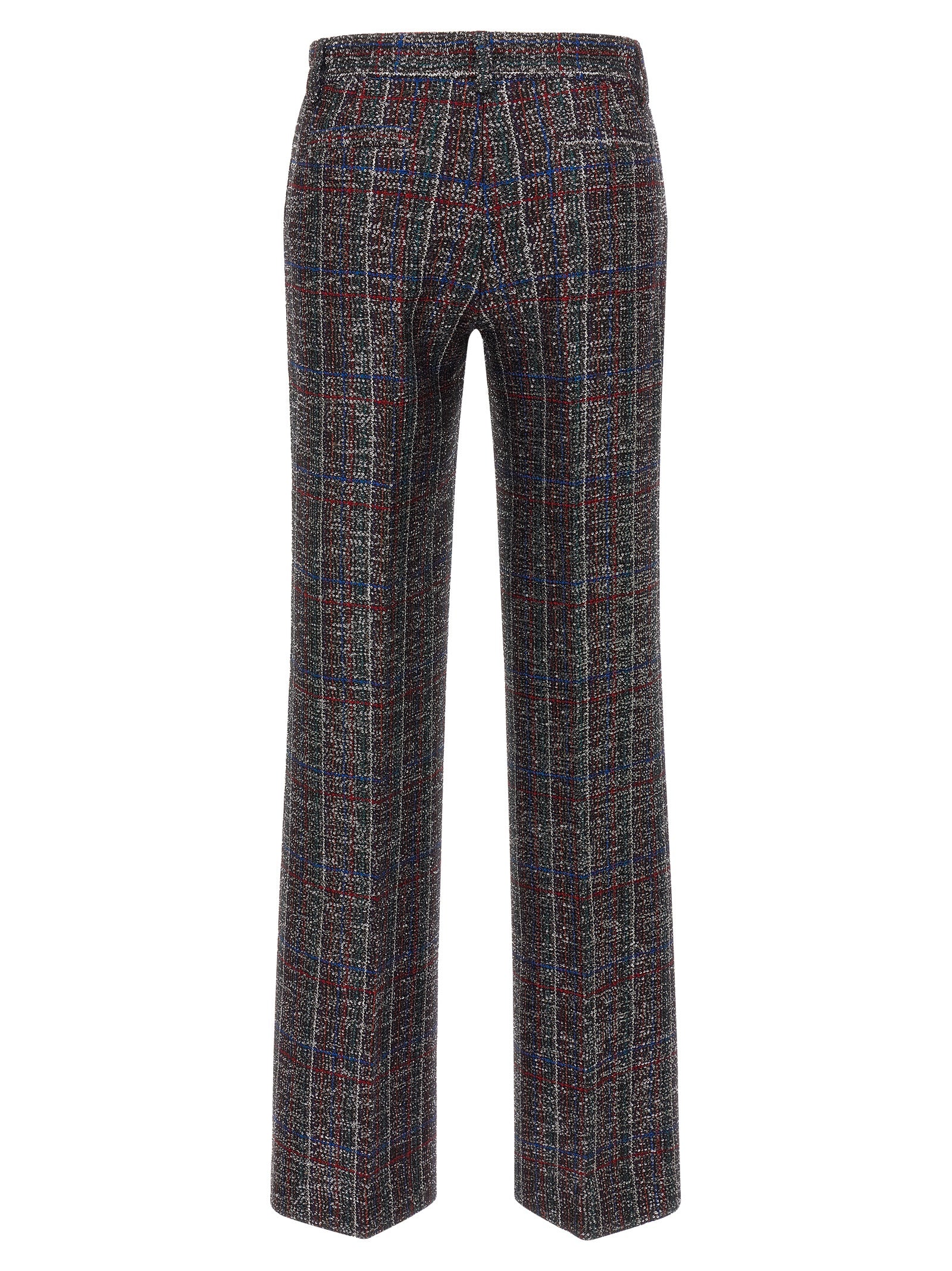 Multicolor Viscose Flared Pants