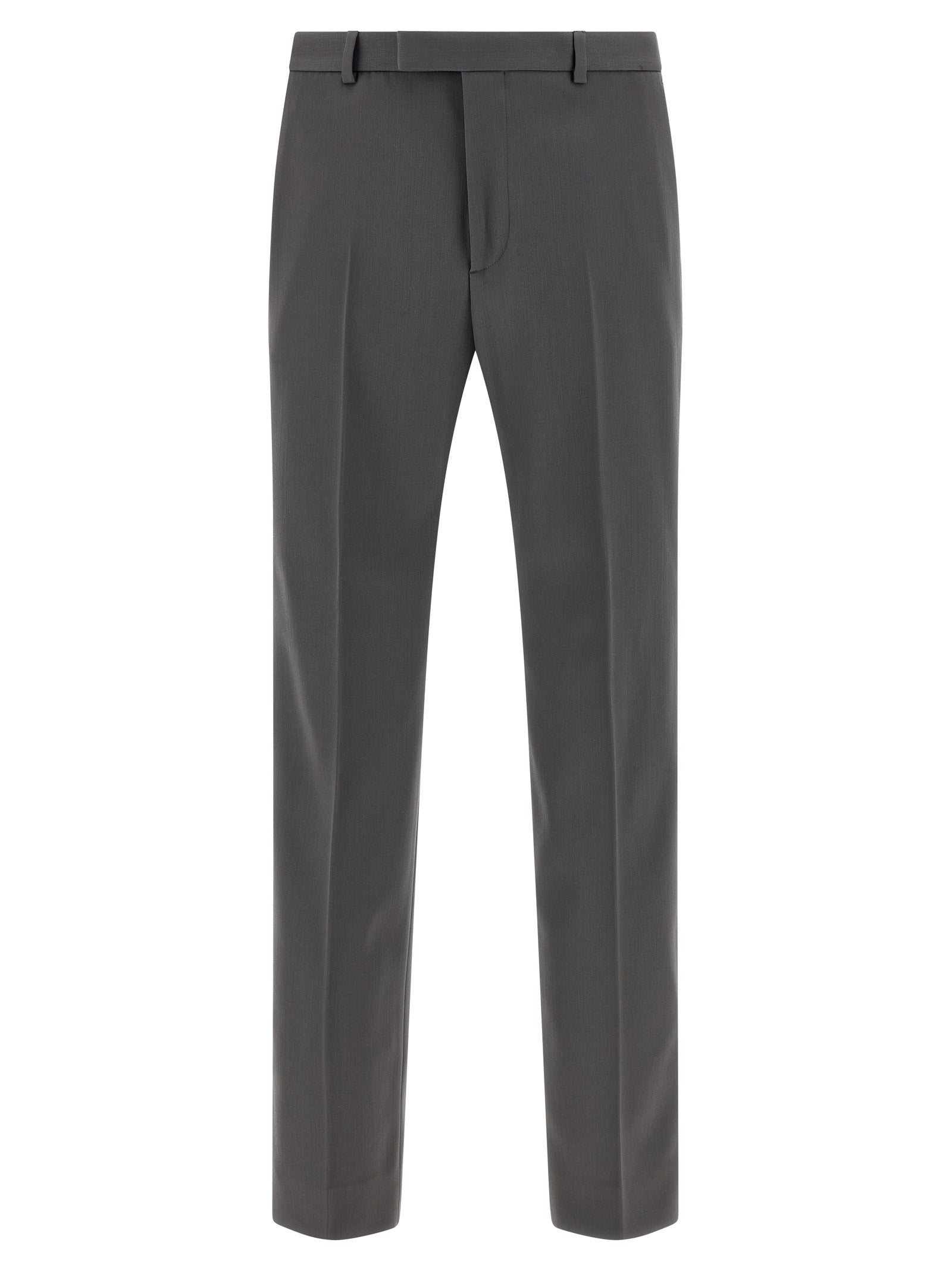 Gucci Hose aus grauer Wolle