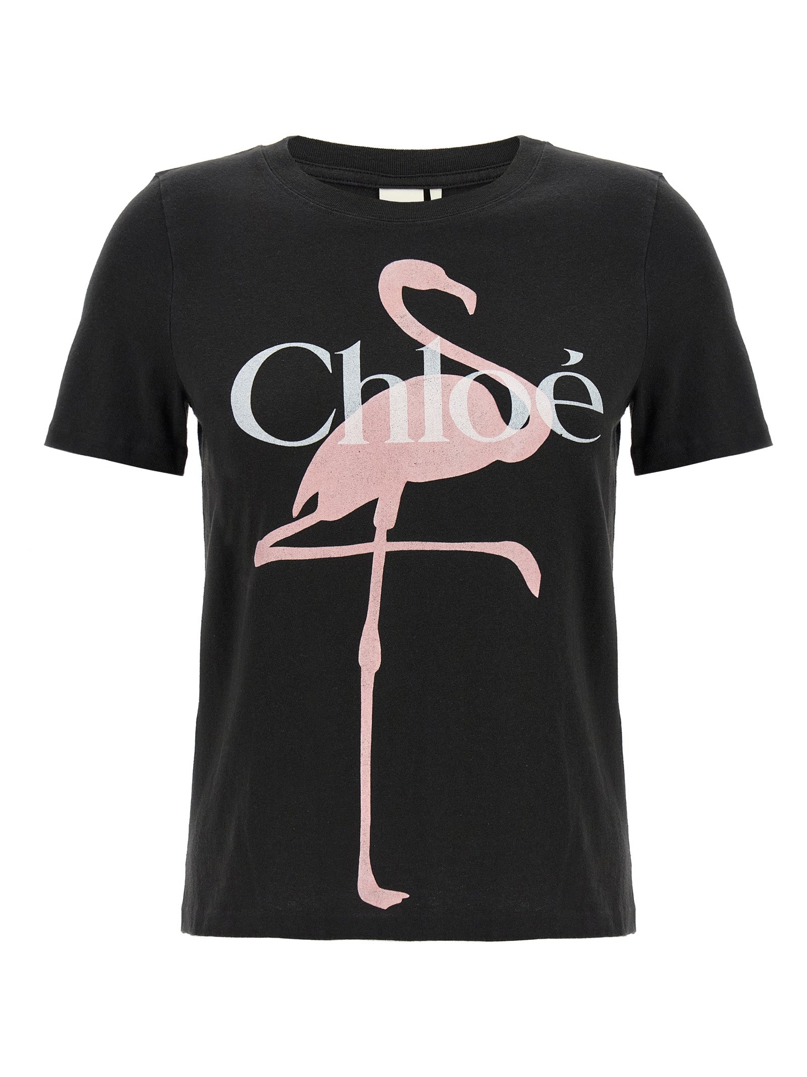 T-shirt Chloé en coton noir