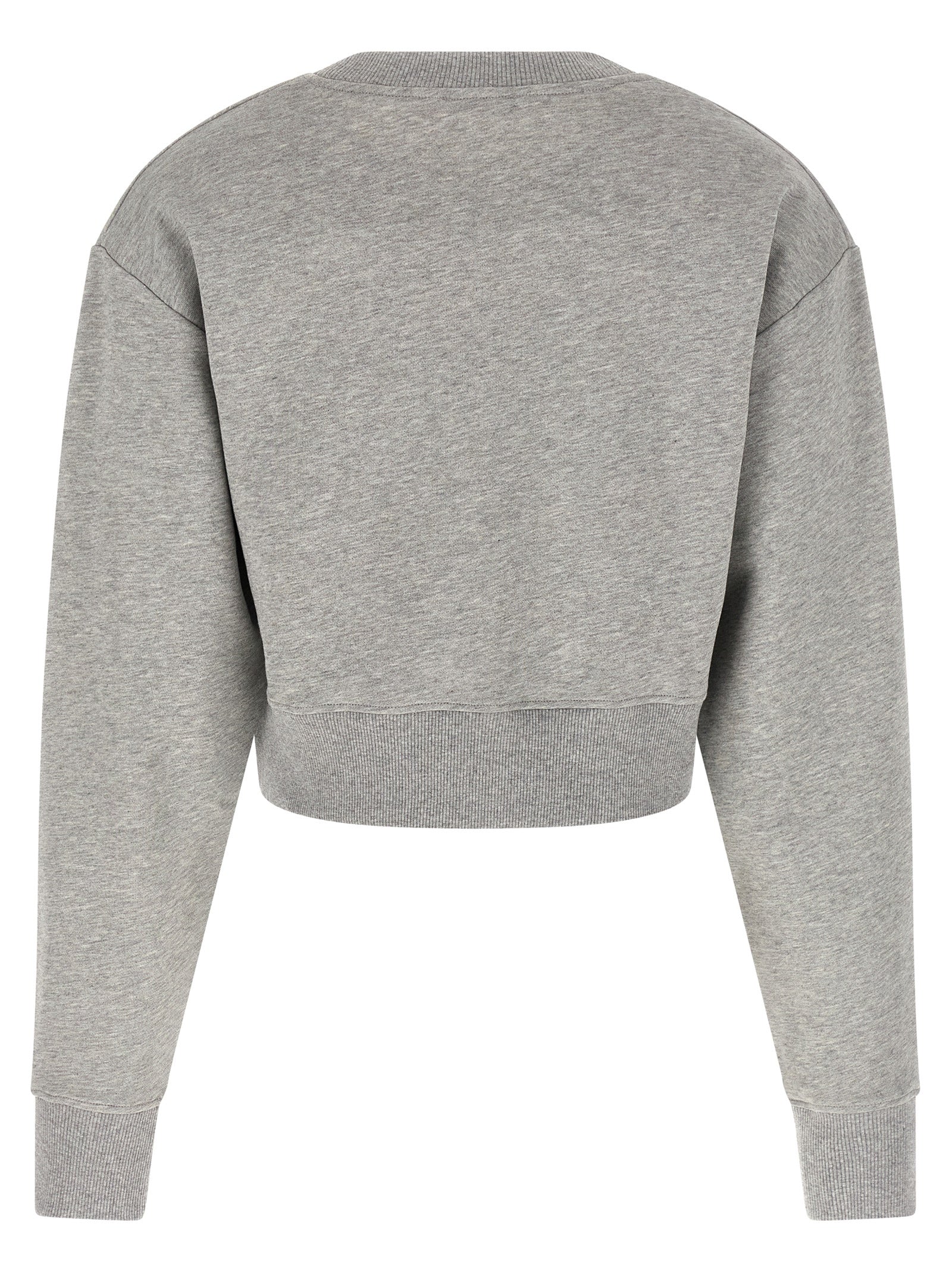 Sweat-shirt Balmain en coton gris