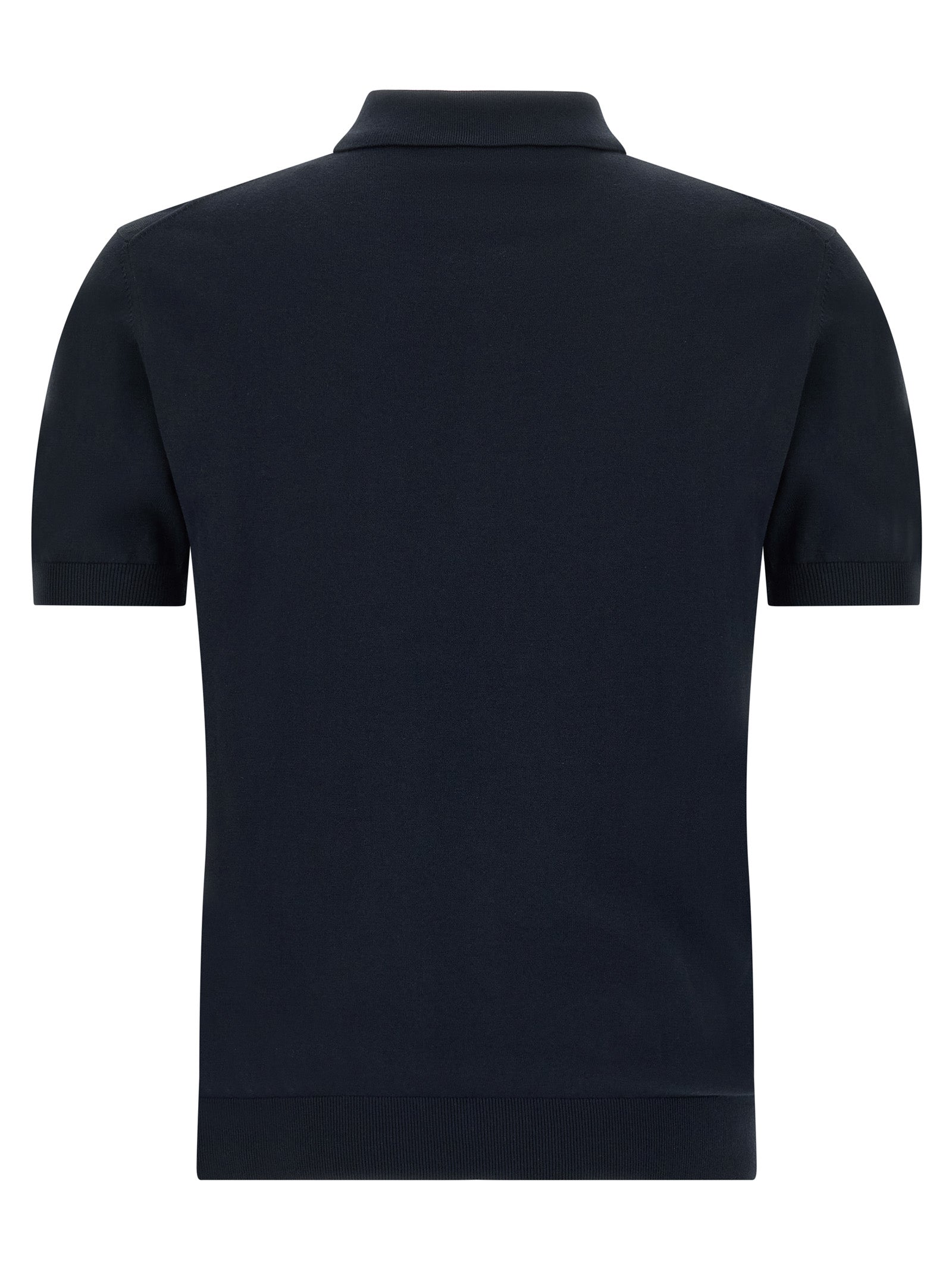 Polo en coton bleu Etro