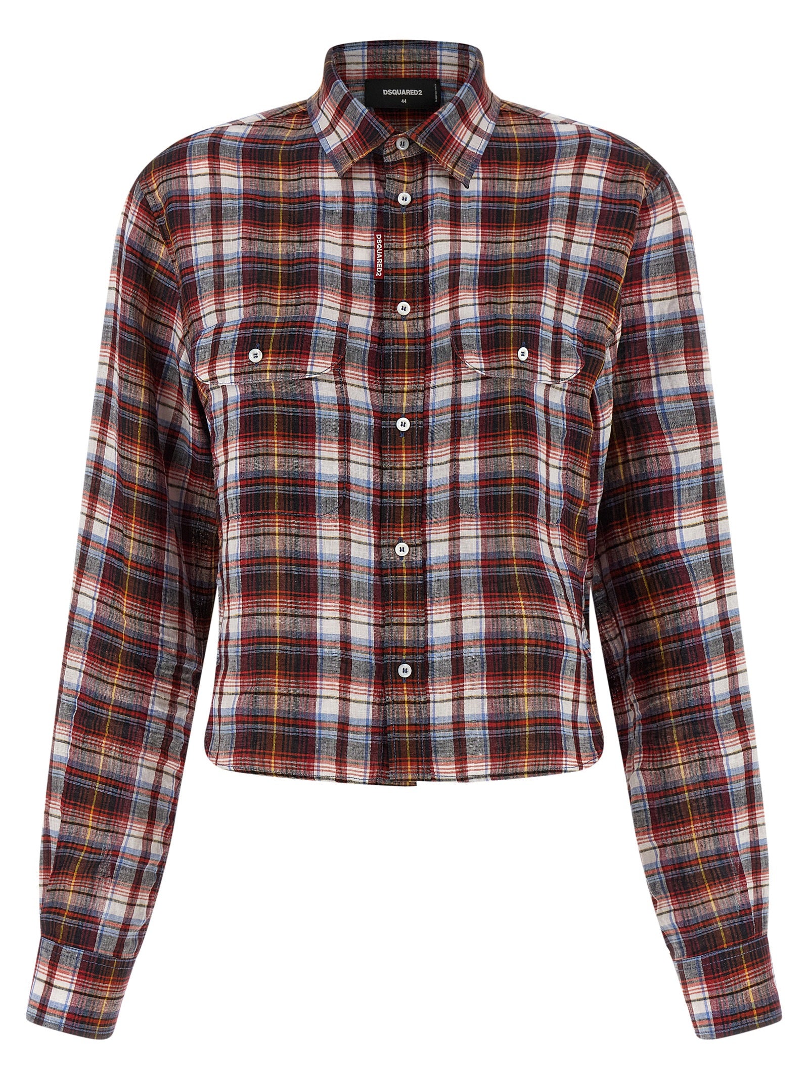 Multicolor Linen Blouse