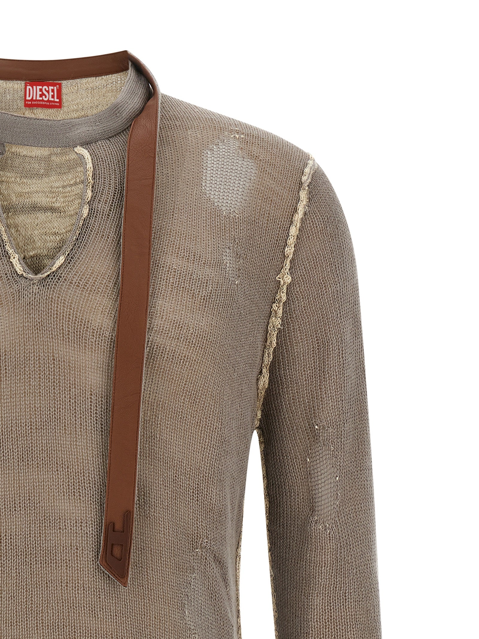 Diesel Grau Baumwoll-Cardigan