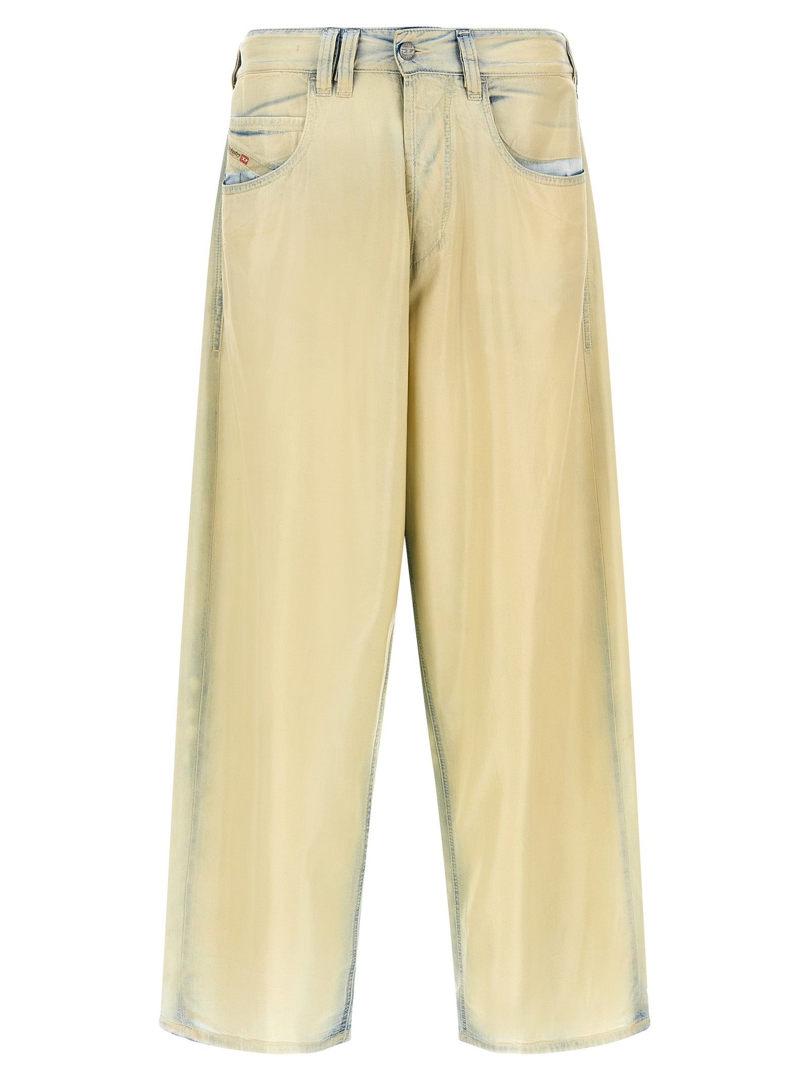 Beige Lyocell Jeans Denim