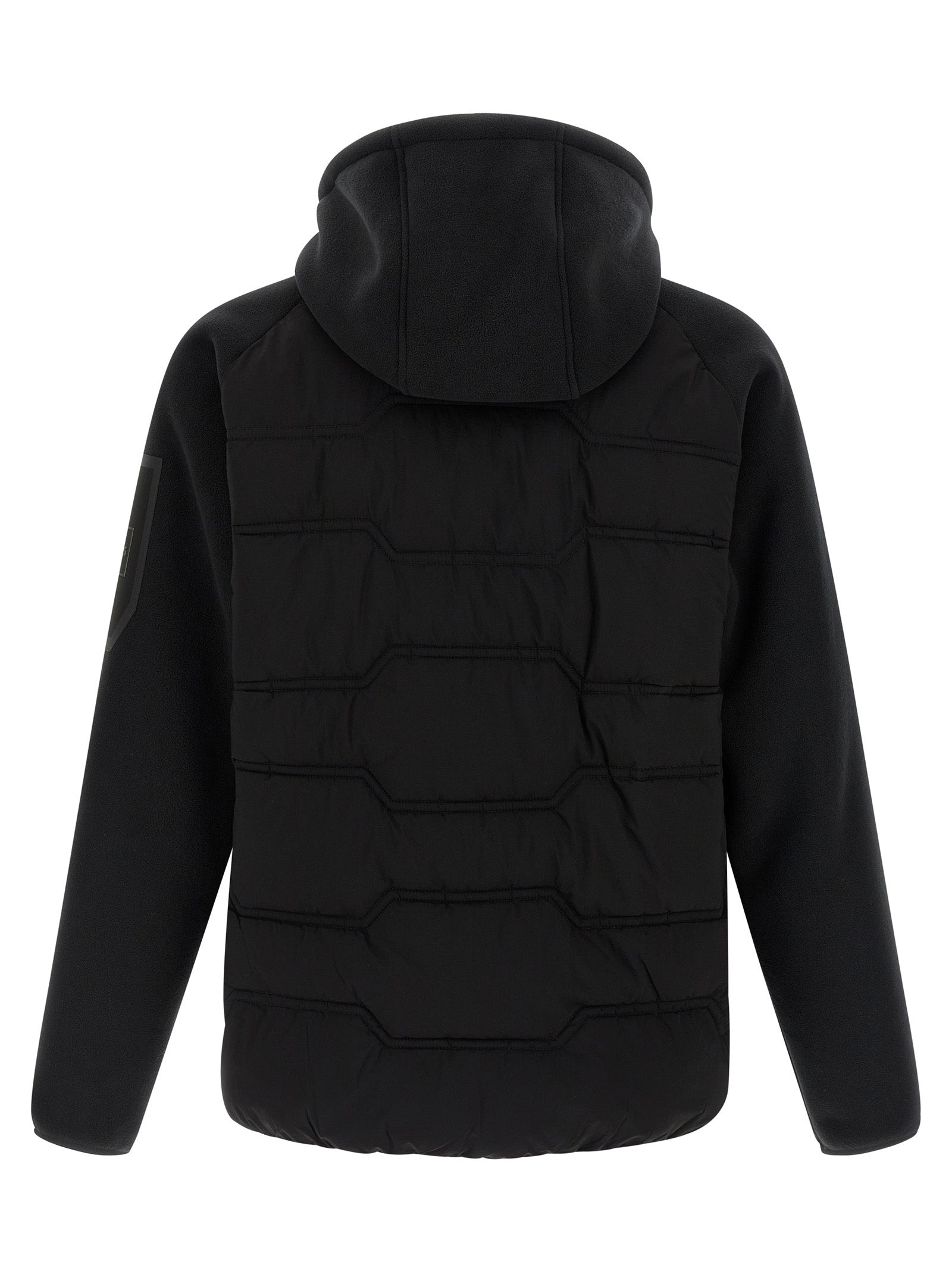 Black Polyester Shell Jacket