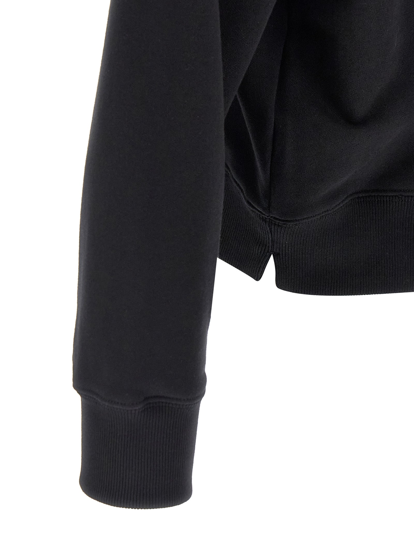 Off-White Schwarzes Baumwoll-Sweatshirt