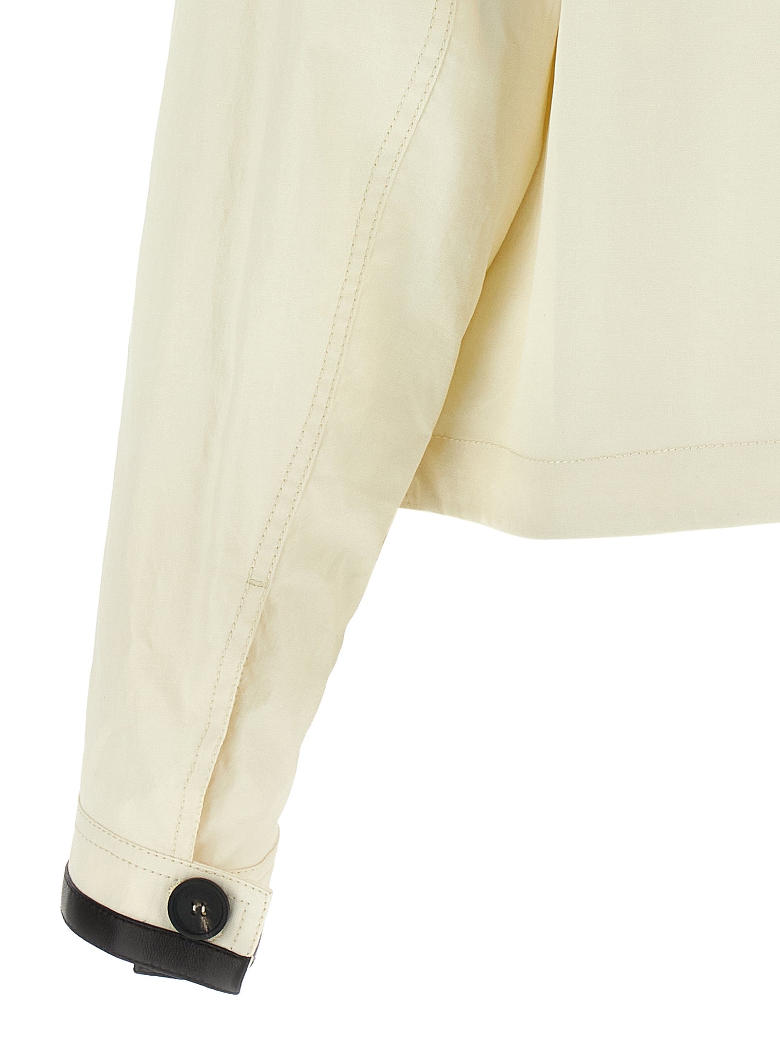 Veste longue Ferragamo en lin blanc