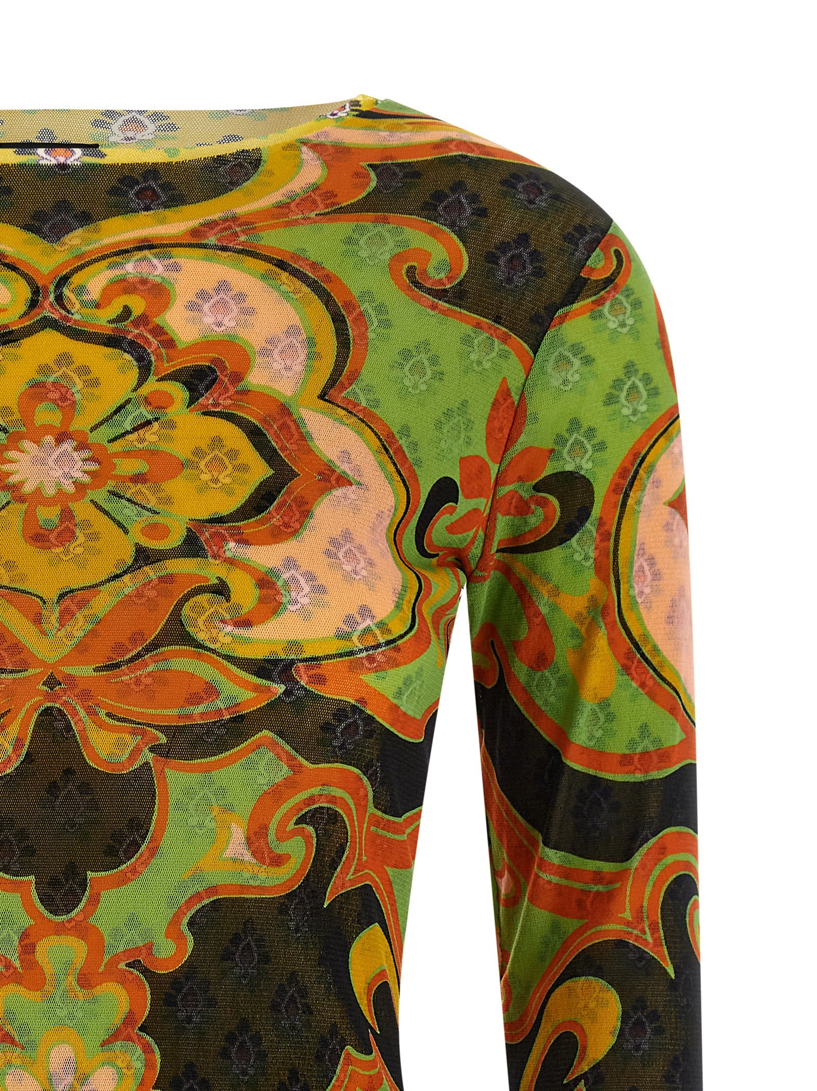 Multicolor Polyamide Cardigan