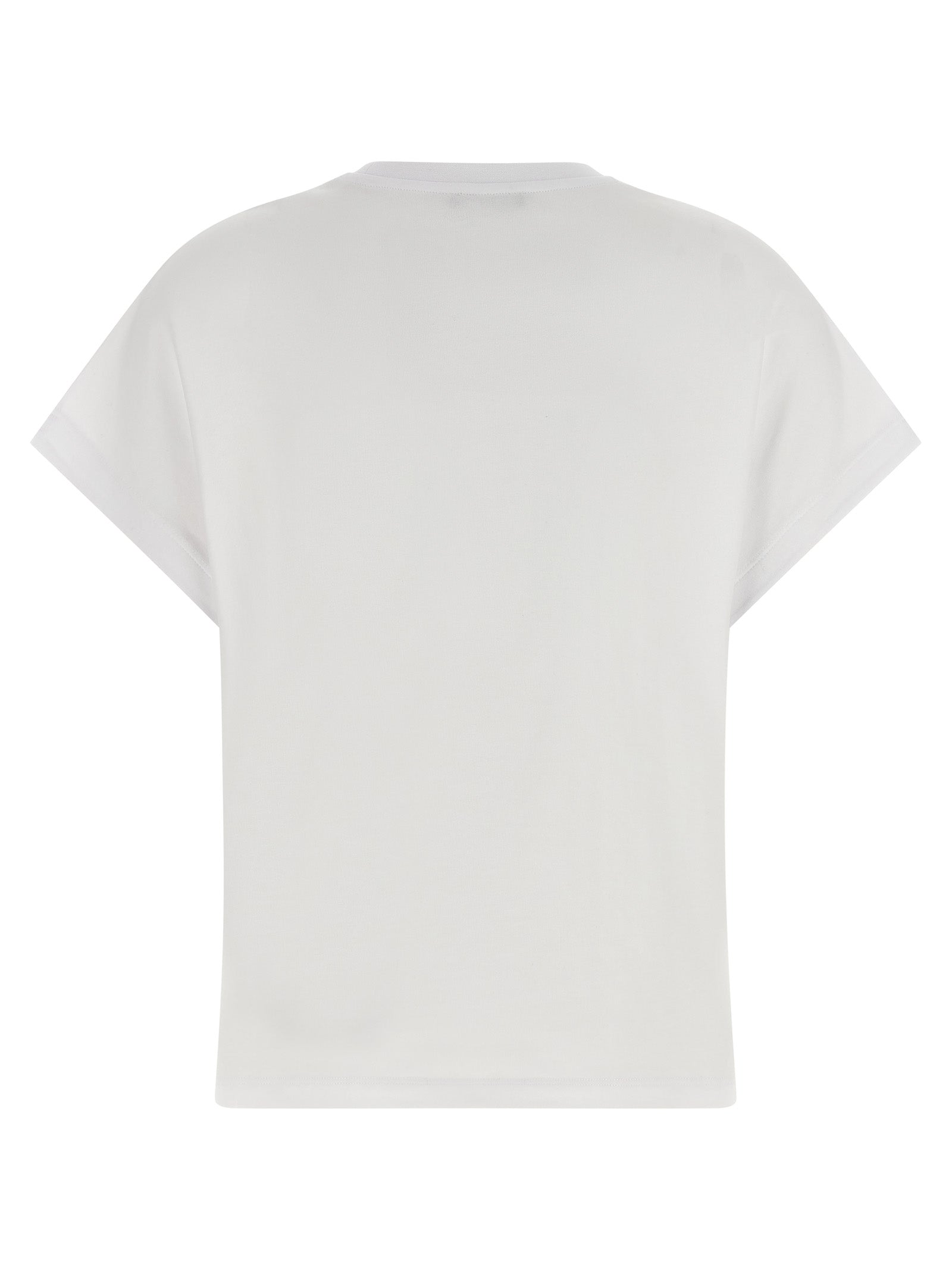T-shirt en coton blanc Balmain