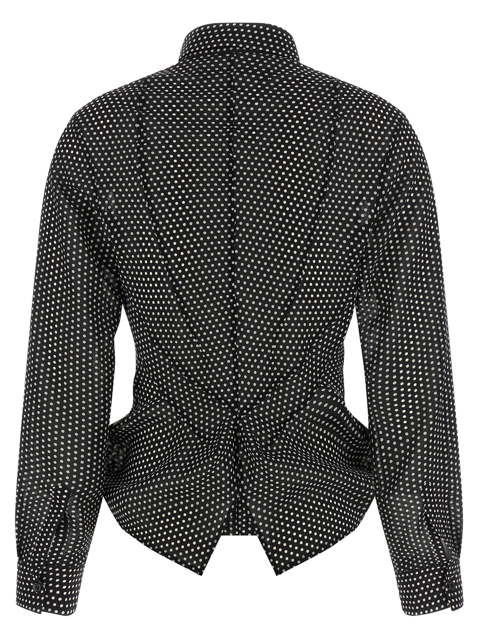 Bicolor Polyester Blouse