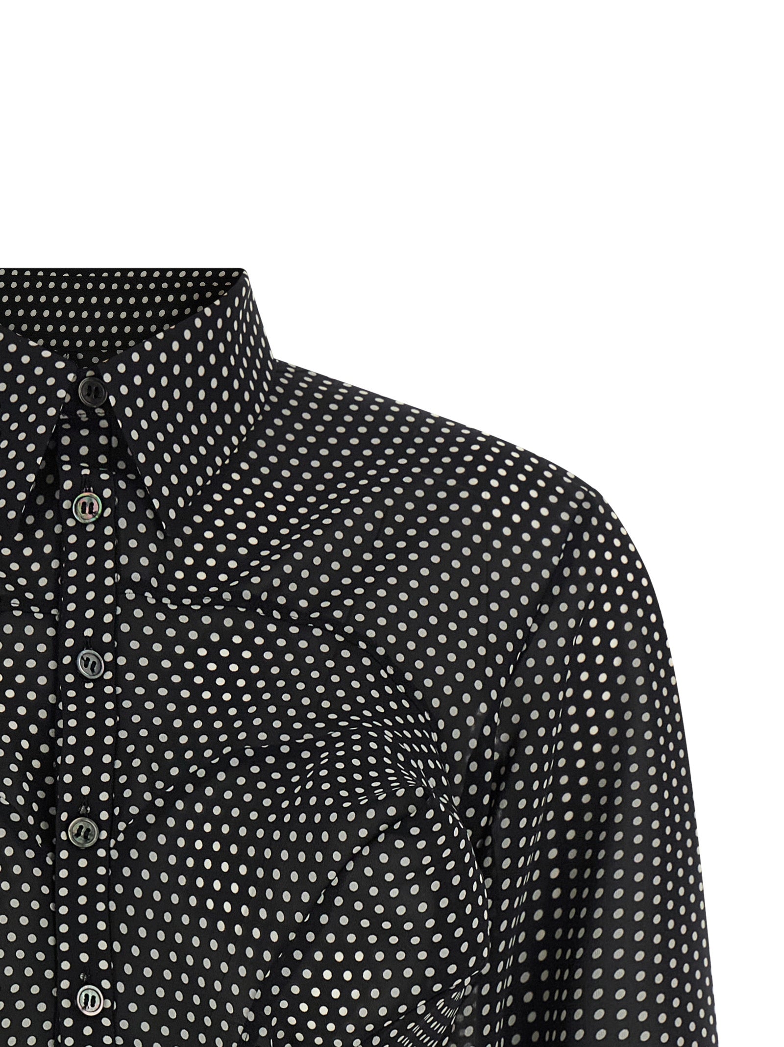 Bicolor Polyester Blouse