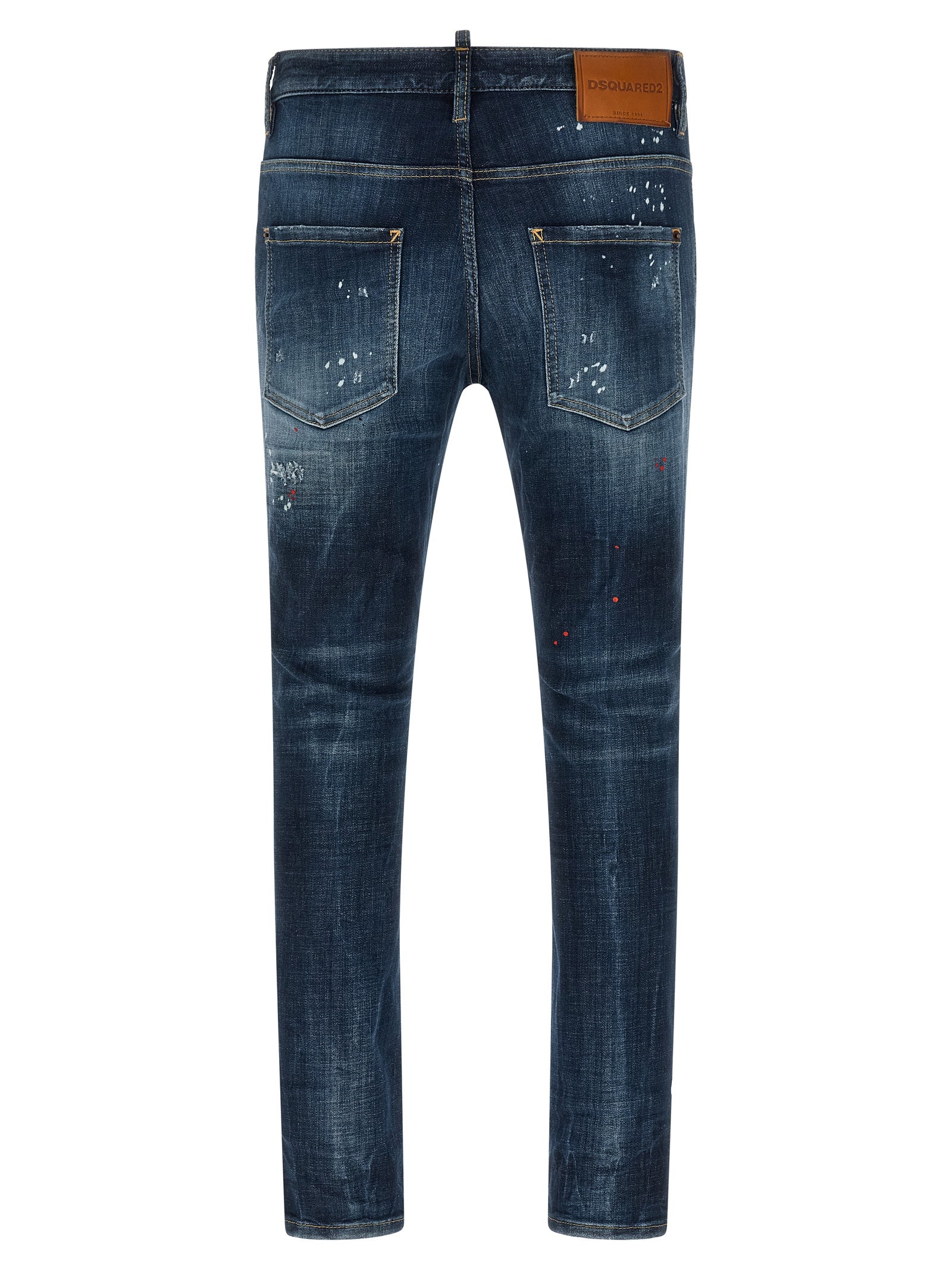 DSQUARED2 Blue Skater Cotton Denim Jeans