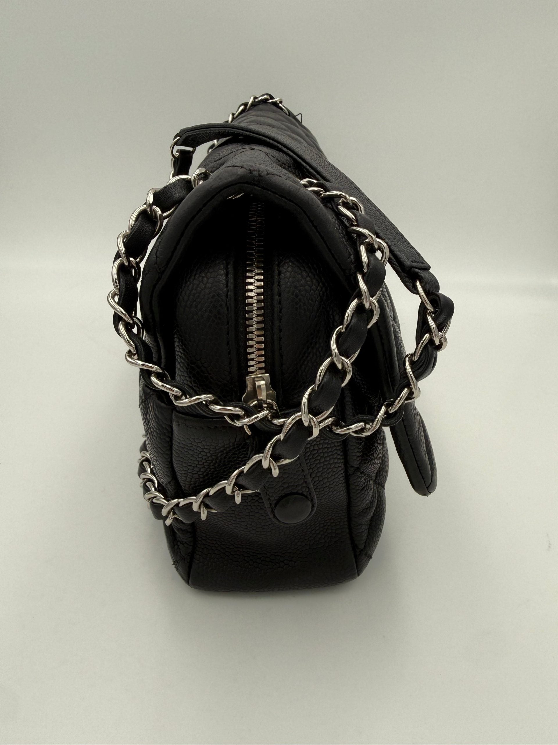 CHANEL Timeless Classique “ZIP FLAP BAG” Handbag
