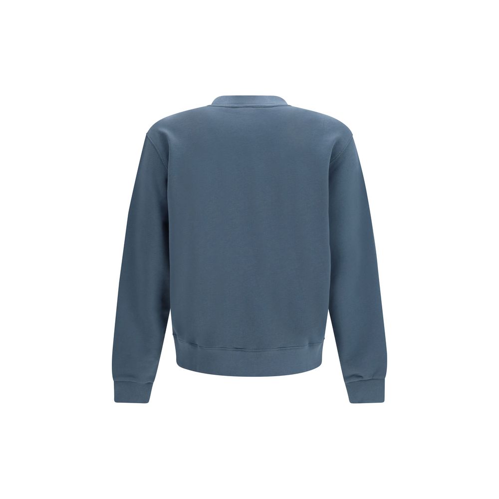 Blaues Baumwoll-Sweatshirt mit Kenzo-Sticklogo