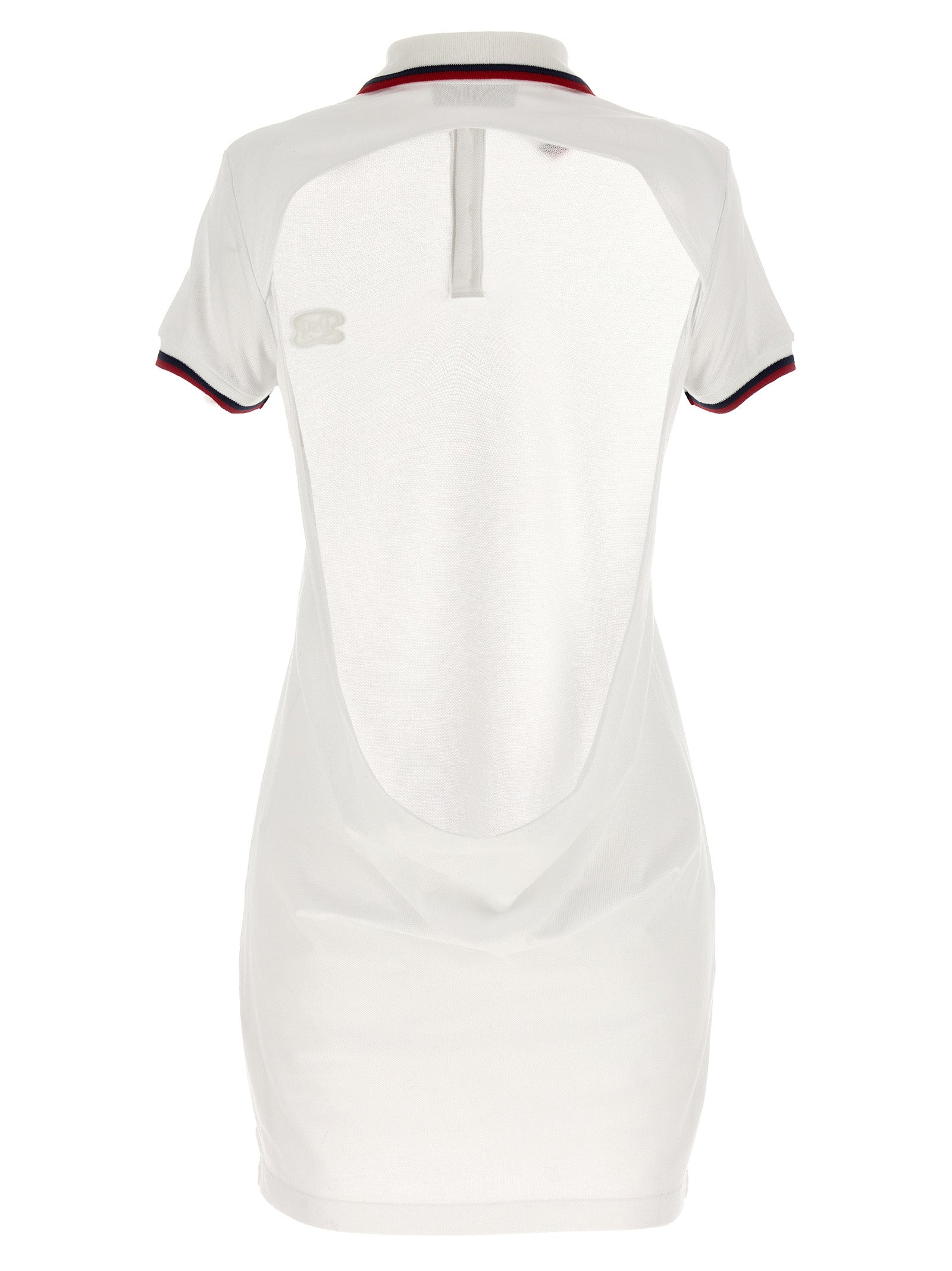 White Cotton Short Dress