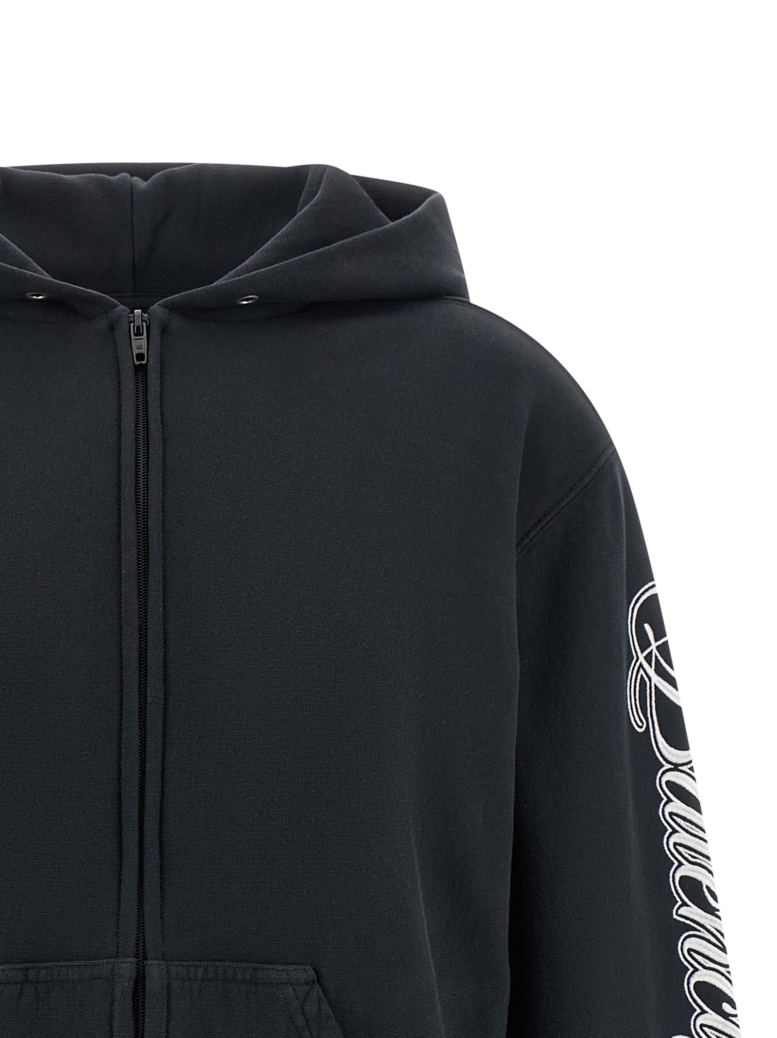 Balenciaga Schwarzes Baumwoll-Sweatshirt