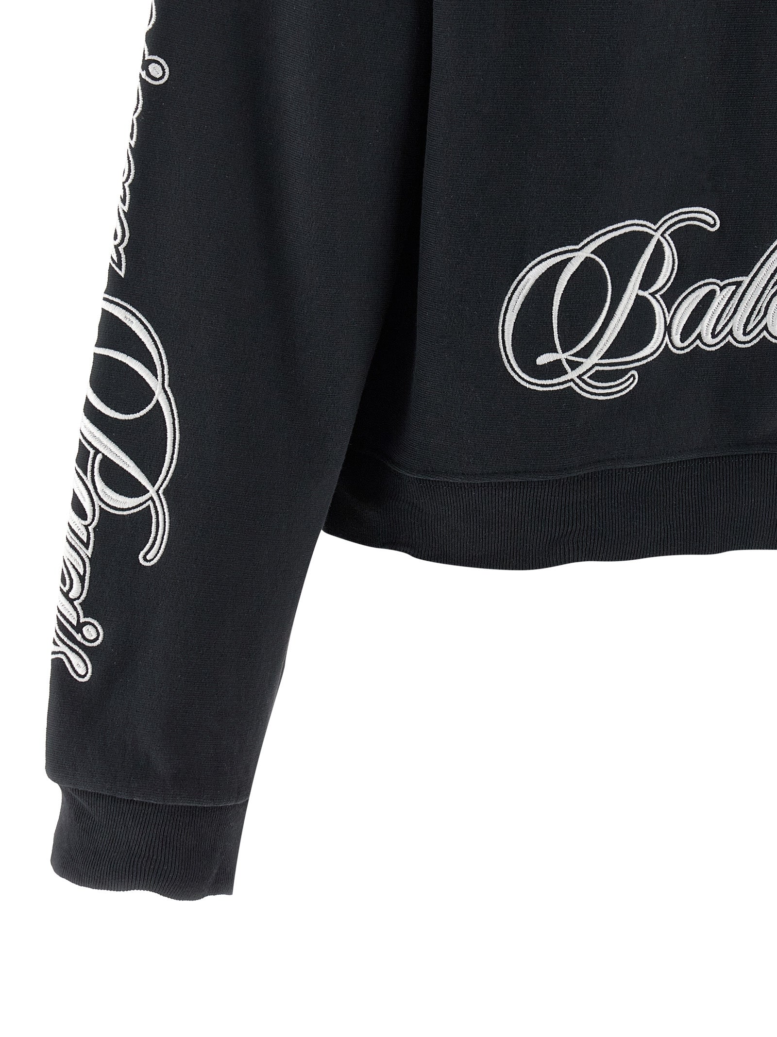 Balenciaga Schwarzes Baumwoll-Sweatshirt