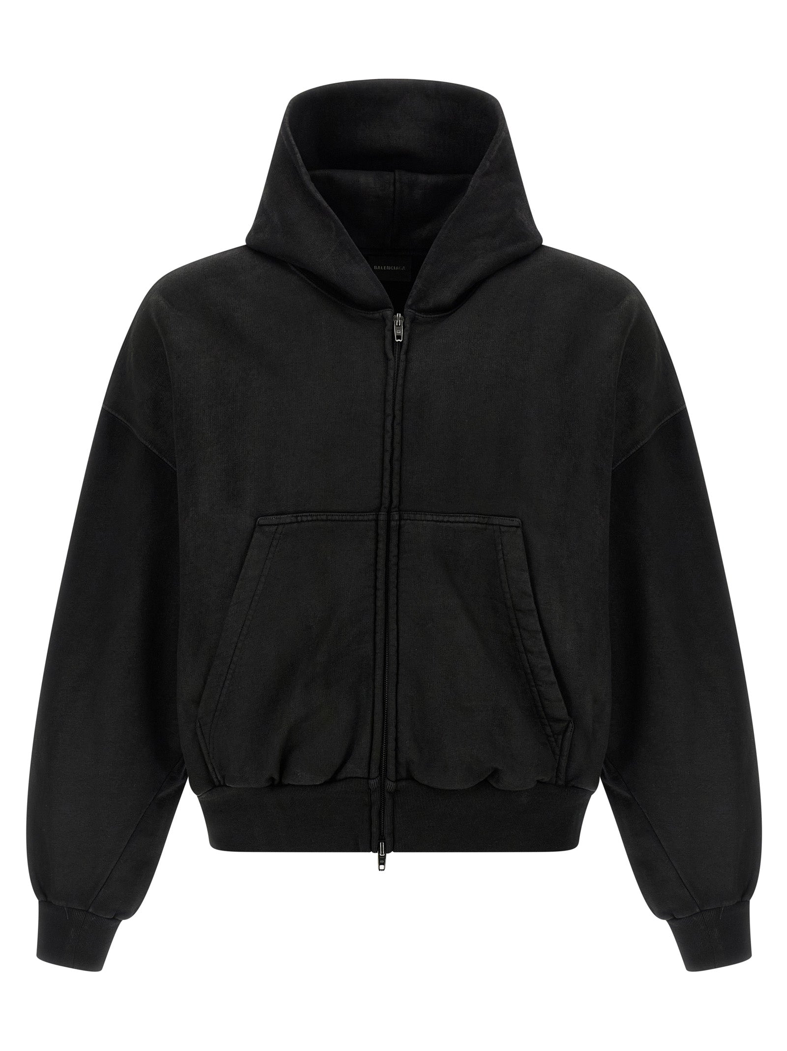 Balenciaga Schwarzes Baumwoll-Sweatshirt