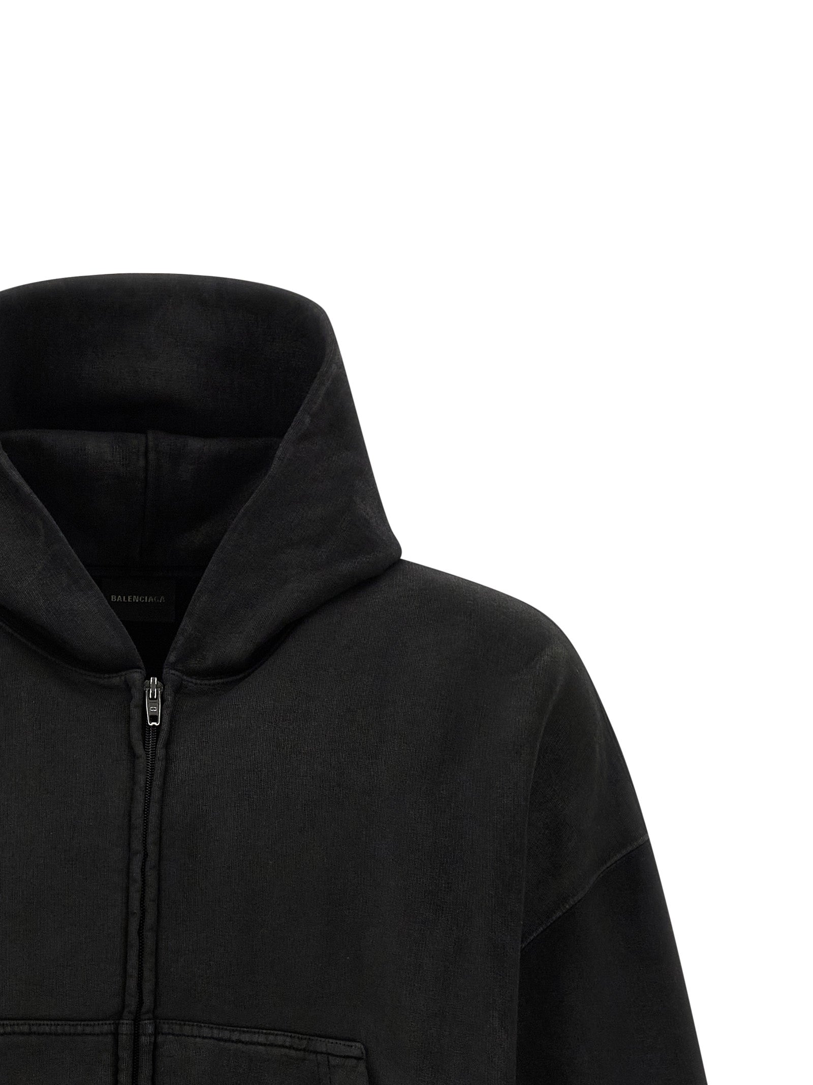 Balenciaga Schwarzes Baumwoll-Sweatshirt