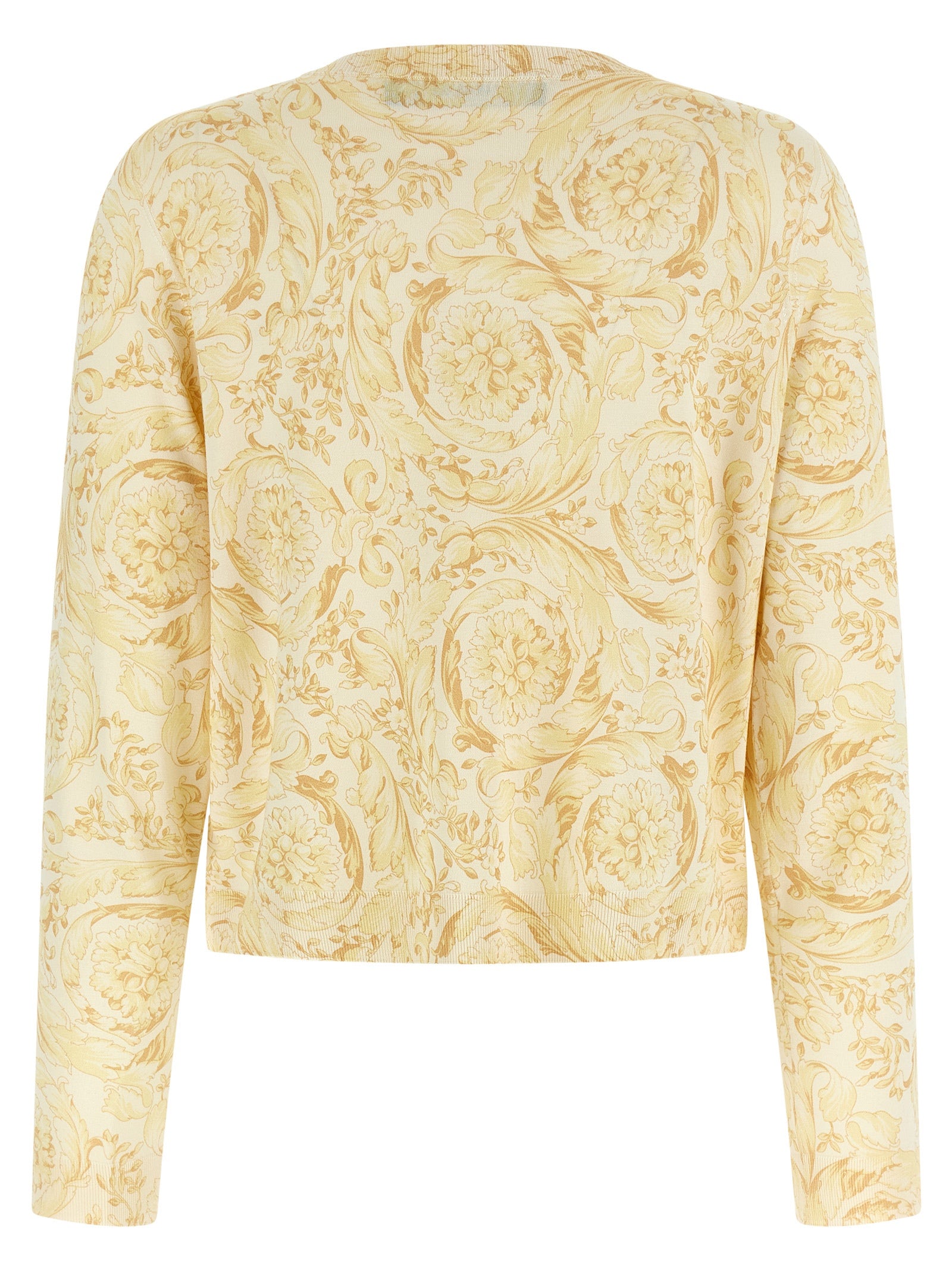 Bicolor Silk Cardigan