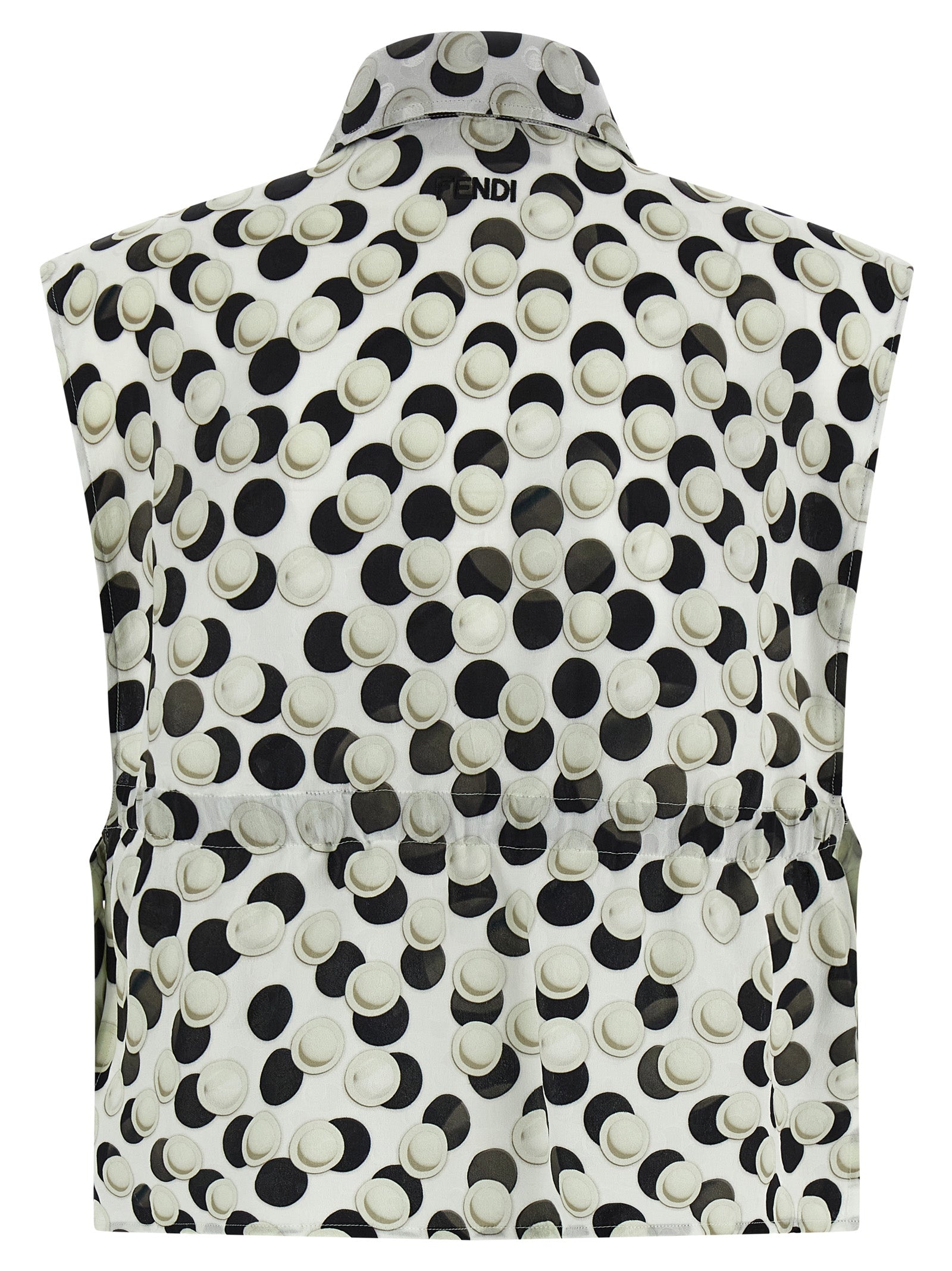 Fendi Hemd mit Seidenmuster in Multicolor
