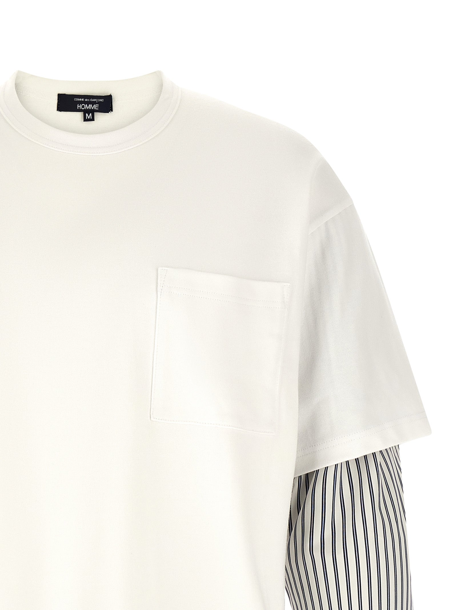 T-shirt en coton blanc Comme des Garçons
