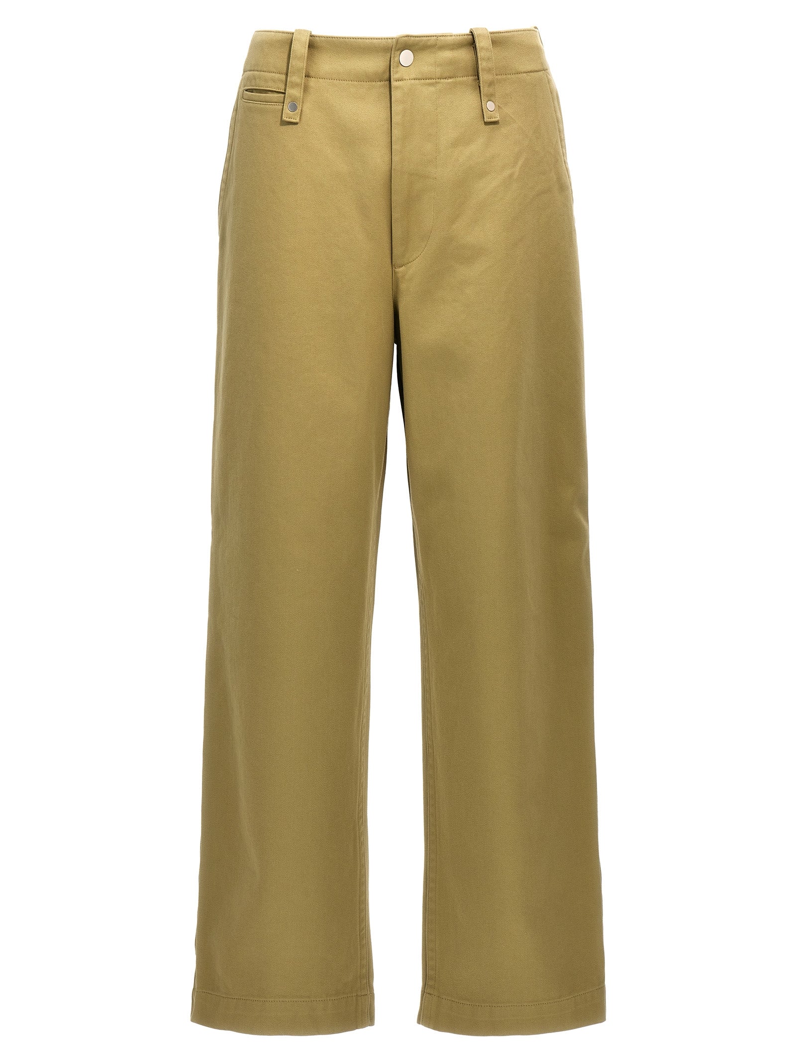 Pantalon décontracté en coton beige Burberry