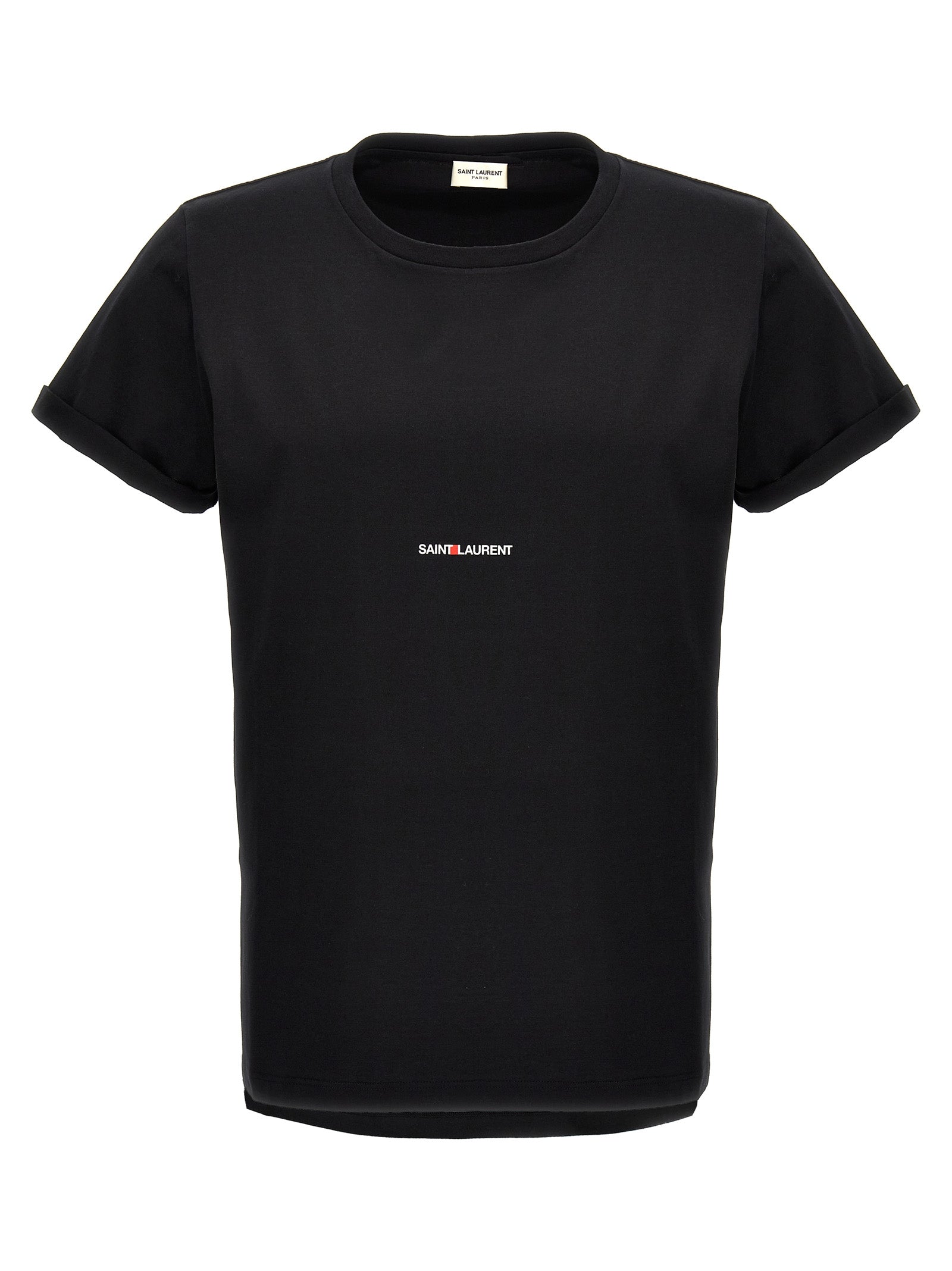 T-shirt Saint Laurent en coton noir