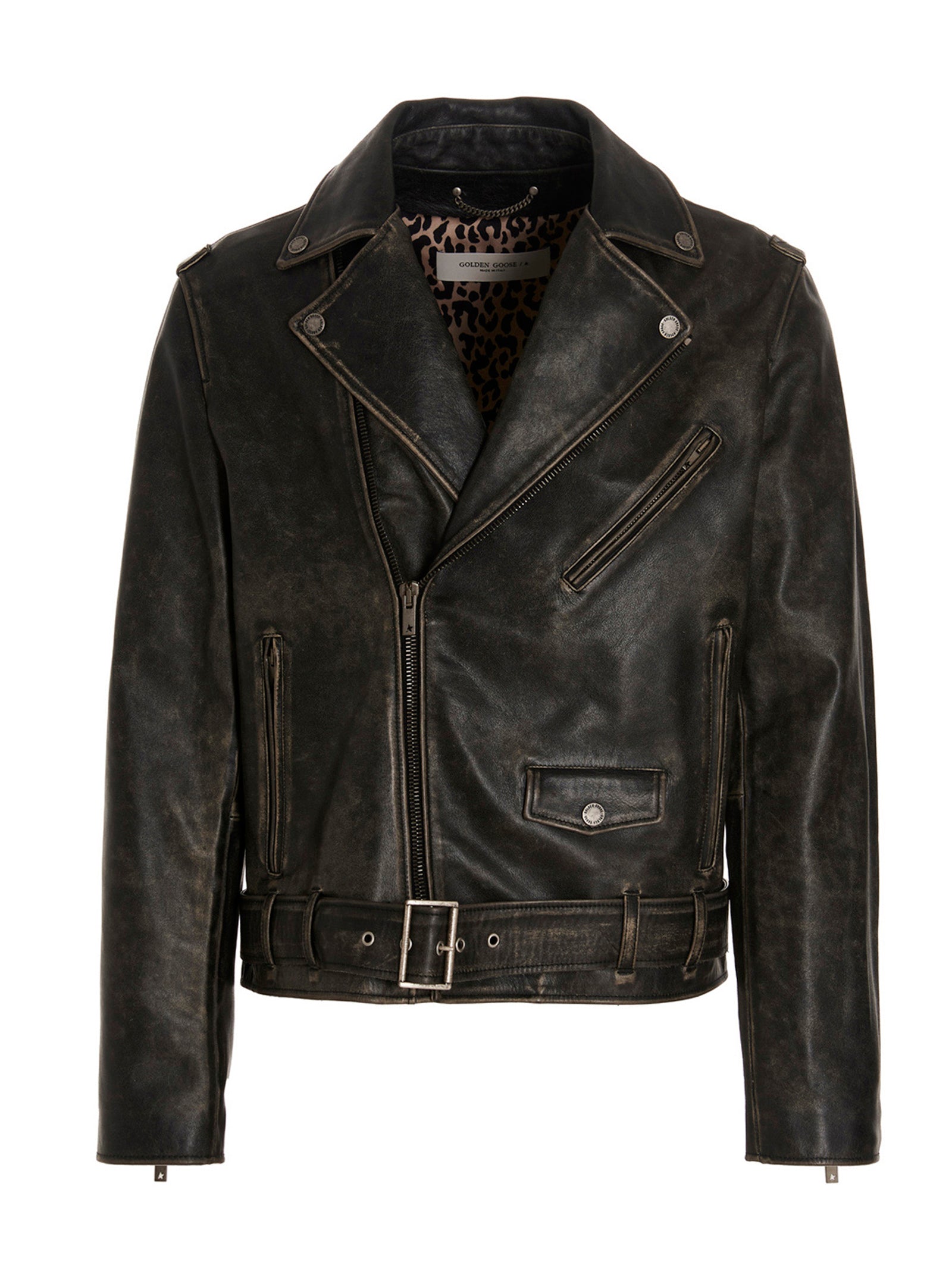 Black Calfskin Leather Jacket