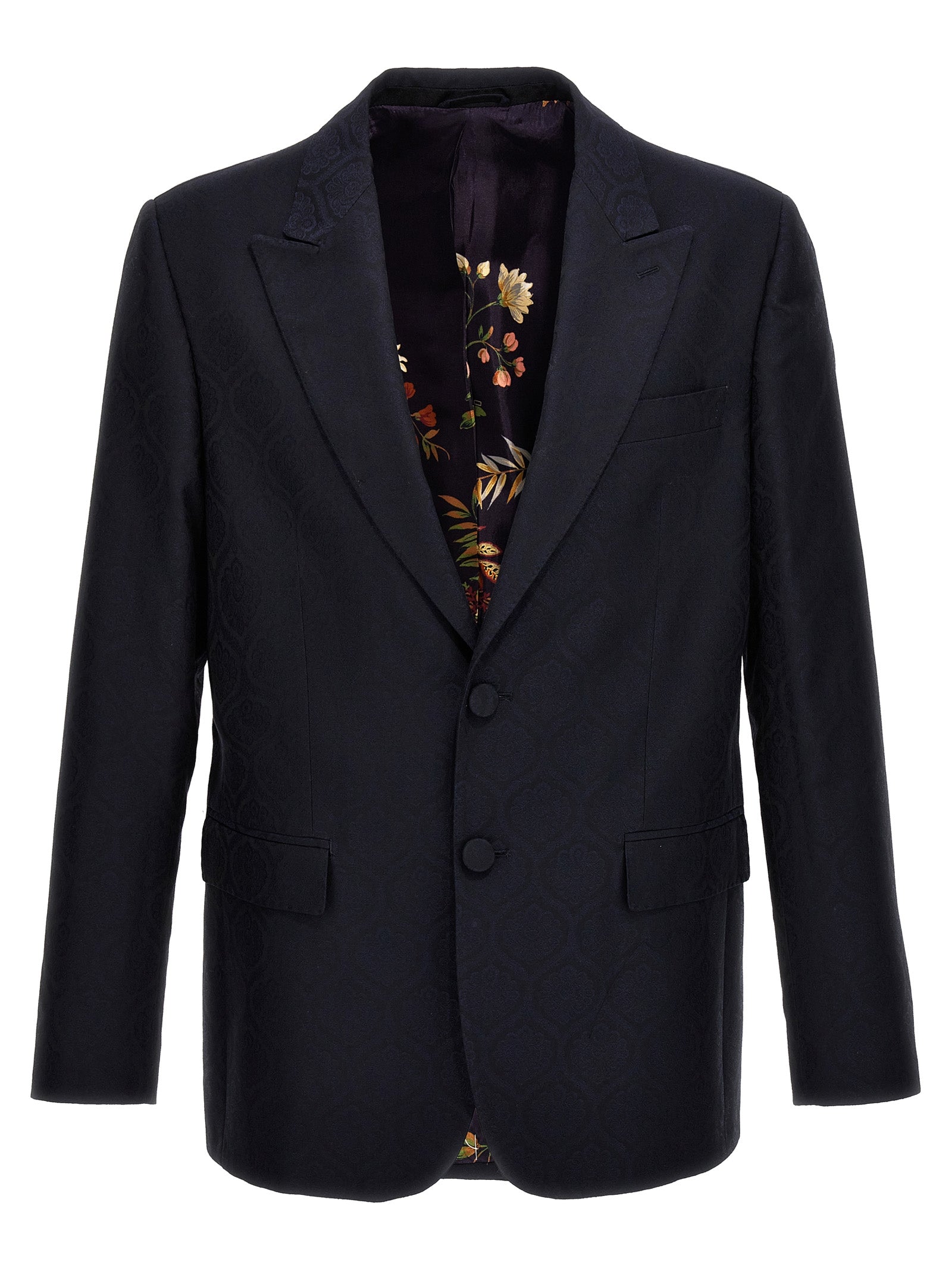 Blue Cotton Blazer