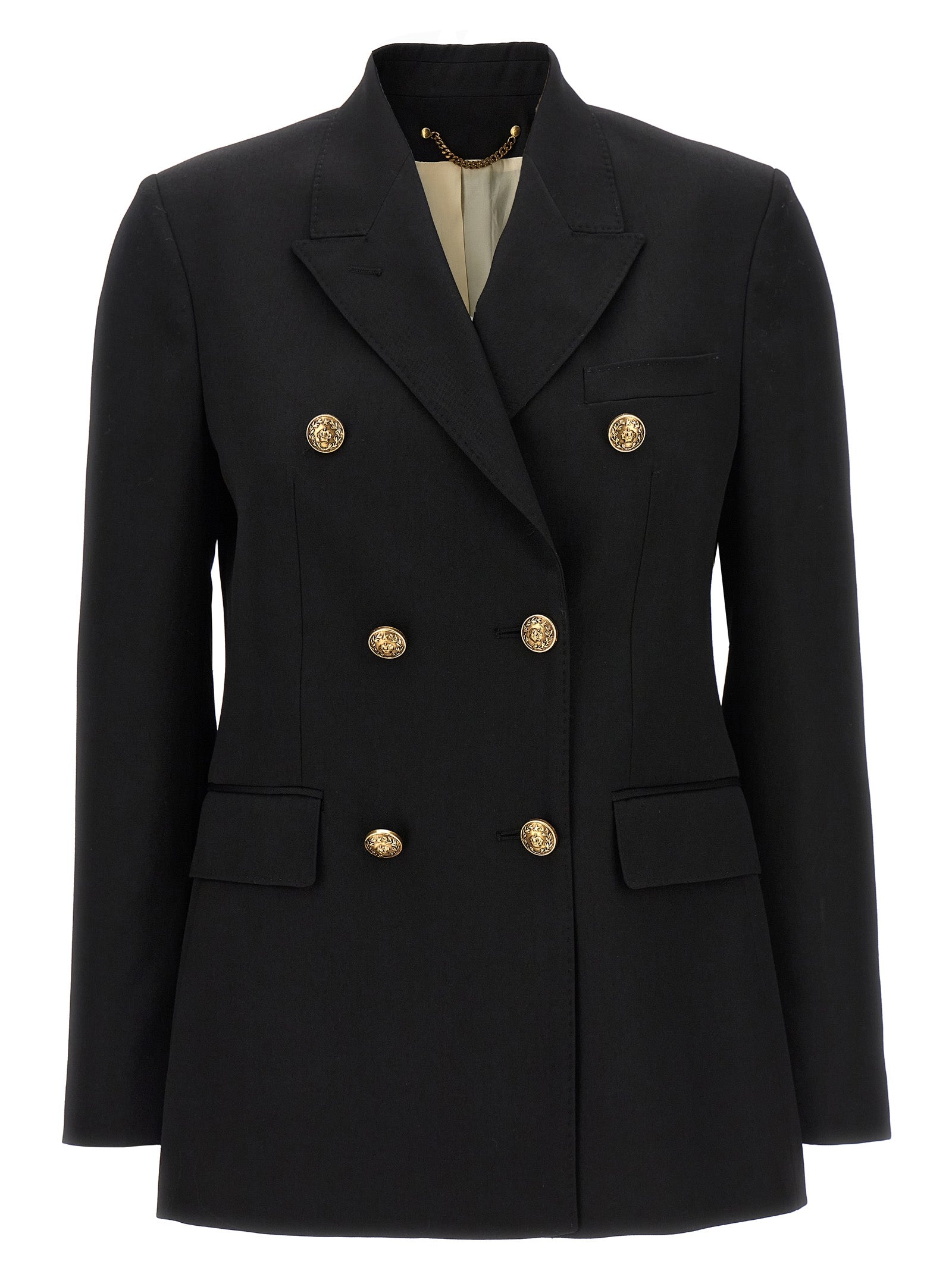 Black Virgin Wool Blazer