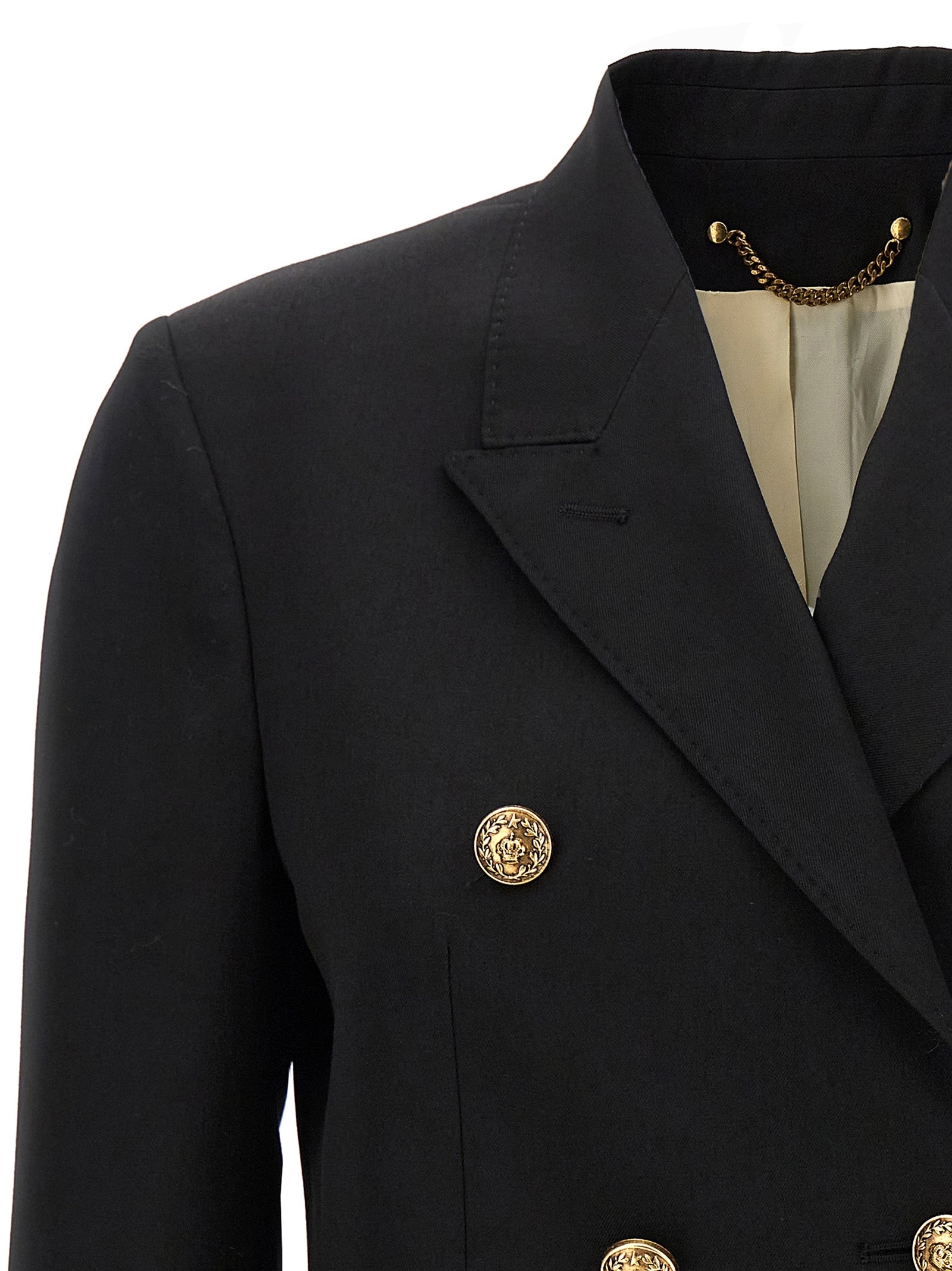 Black Virgin Wool Blazer