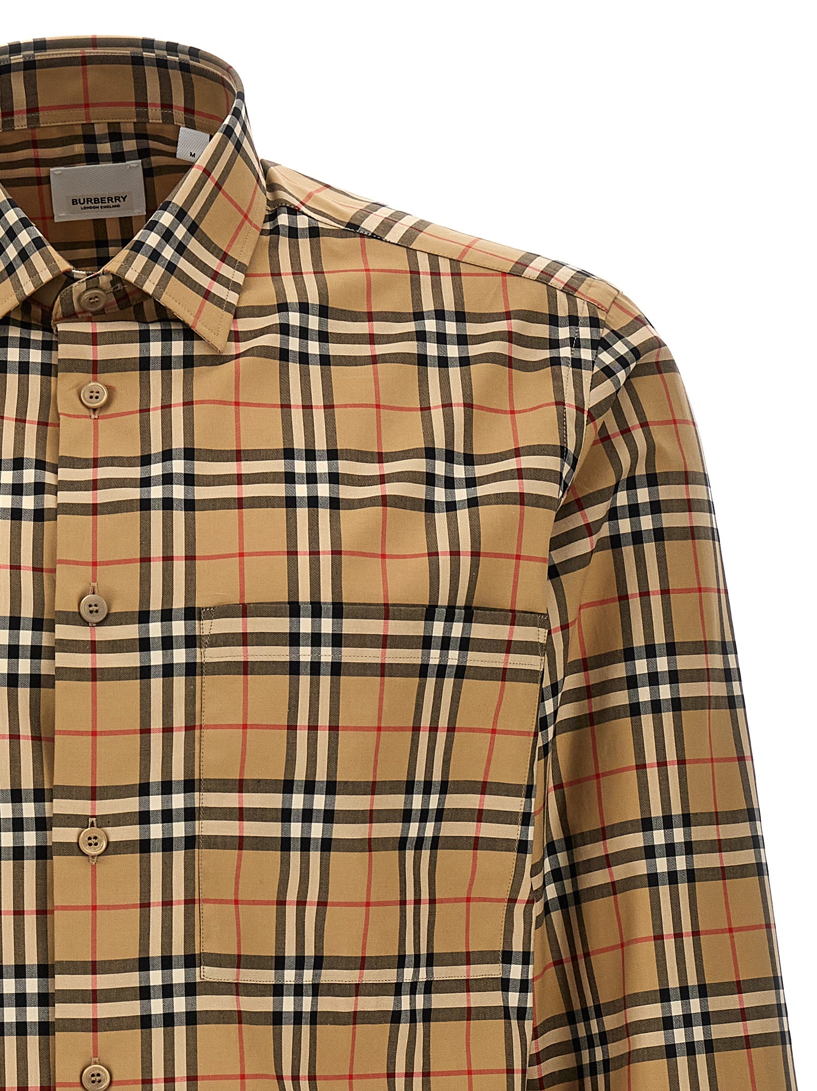 Burberry Beige Simson Cotton Shirt