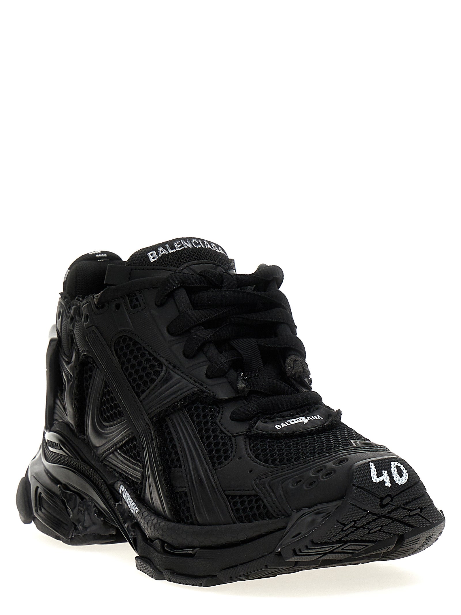 Balenciaga Black Athletic Sneakers