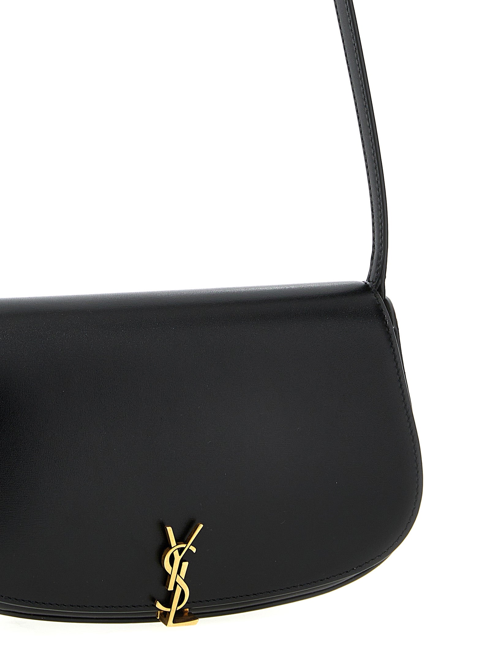 Saint Laurent Black Voltaire Mini Shoulder Bag Calf Leather